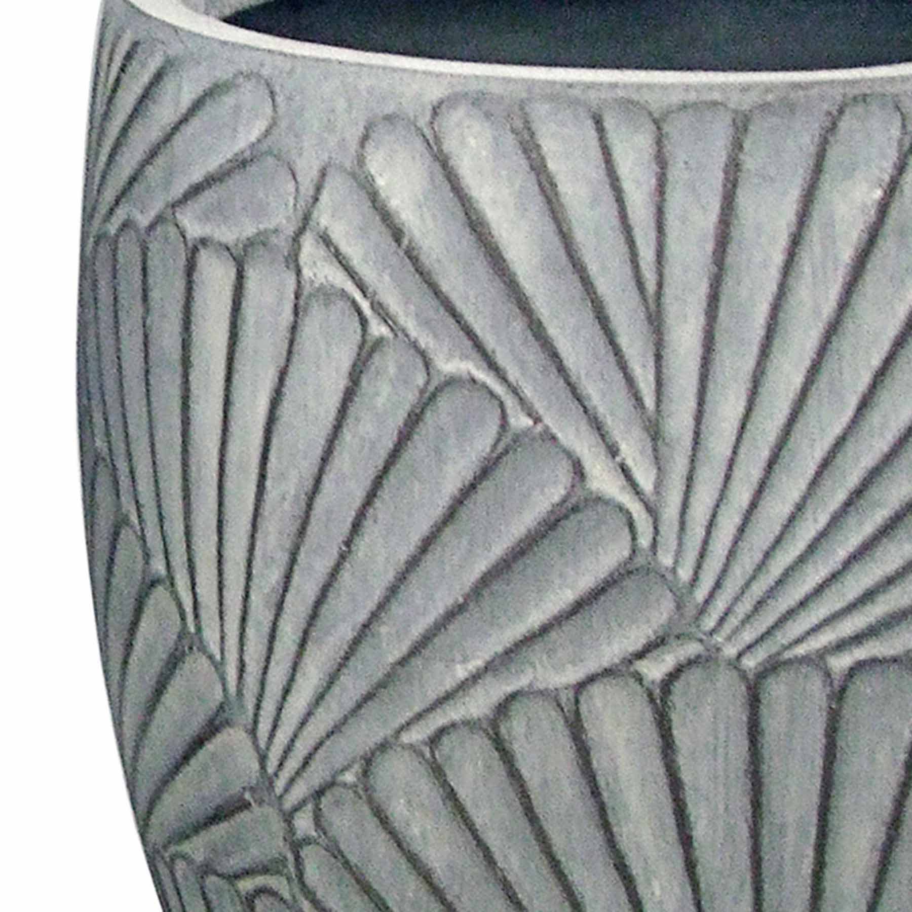 Found & Fable Silver Leaf Outdoor Planter, 14"