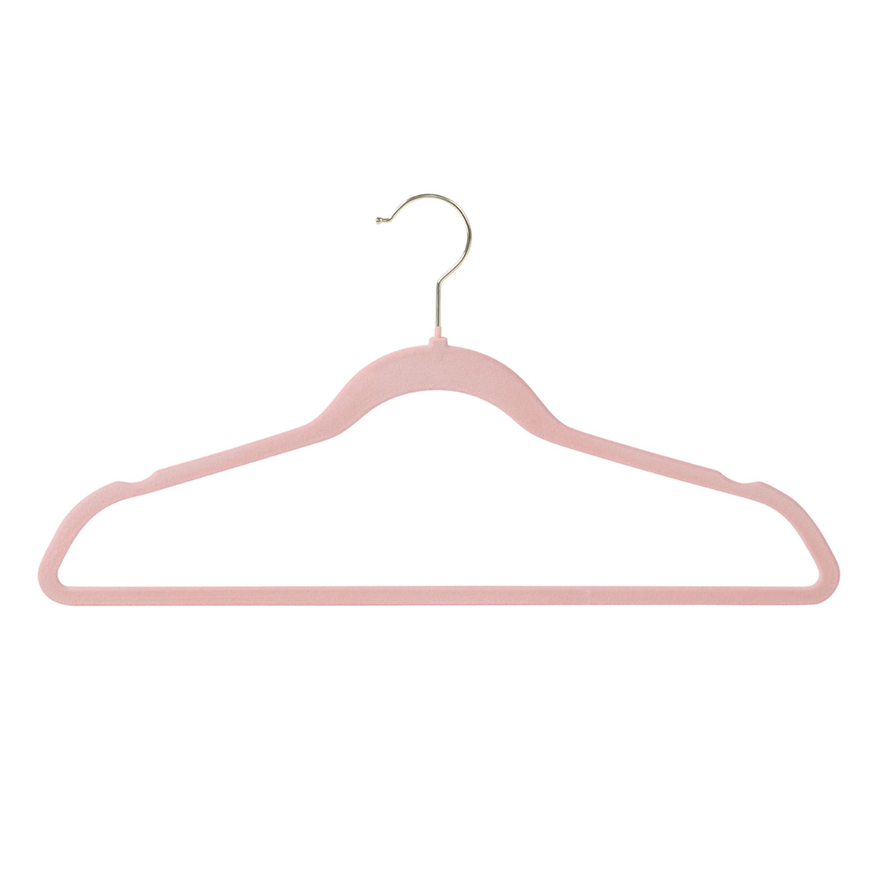 25-Pack Velvet Hangers, Pearl Blush