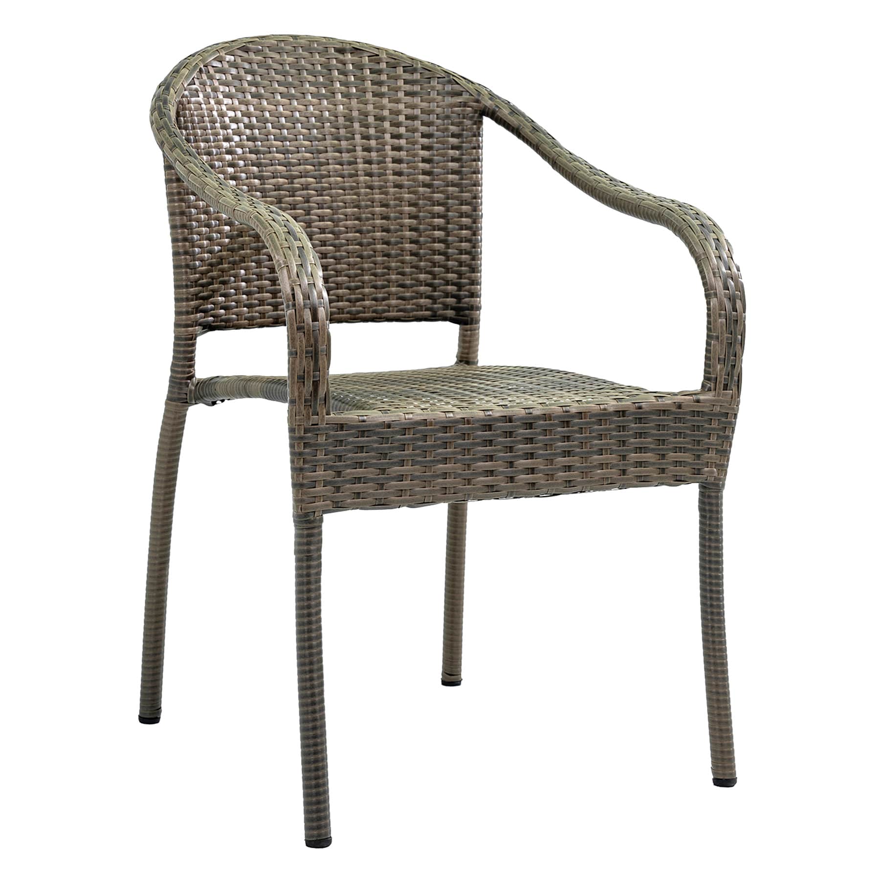 Providence Fairview Wicker Patio Dining Chair, Brown