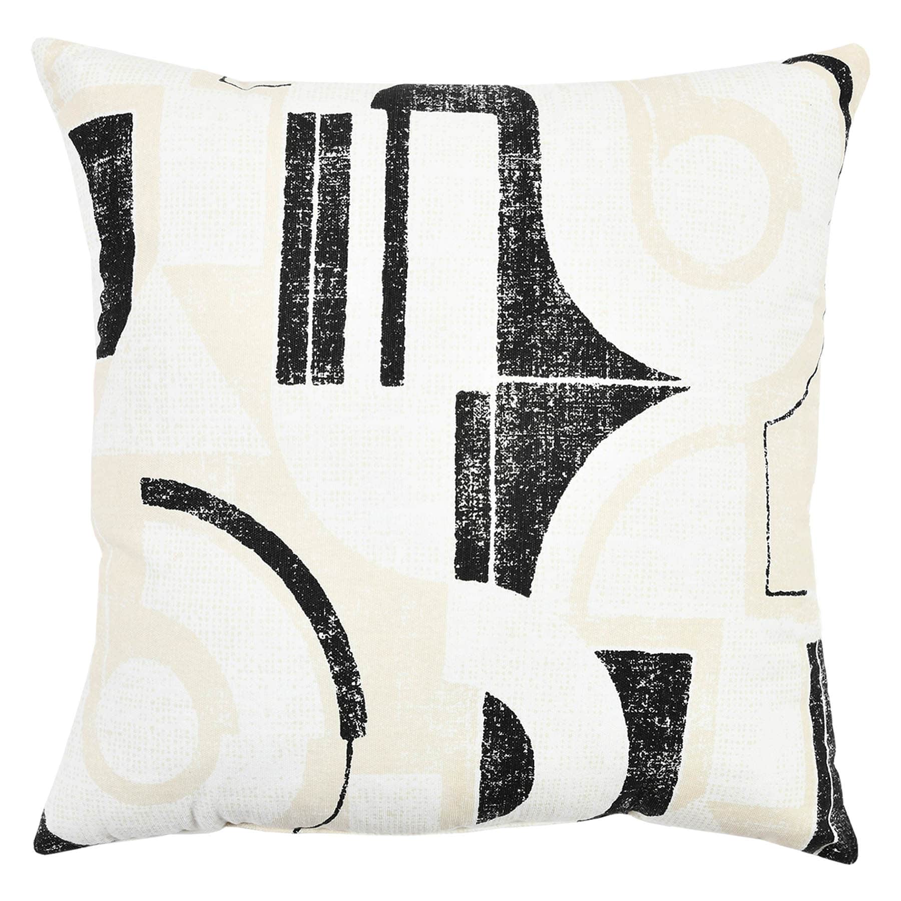 Crosby St. Modern Geo Print Throw Pillow, 18"