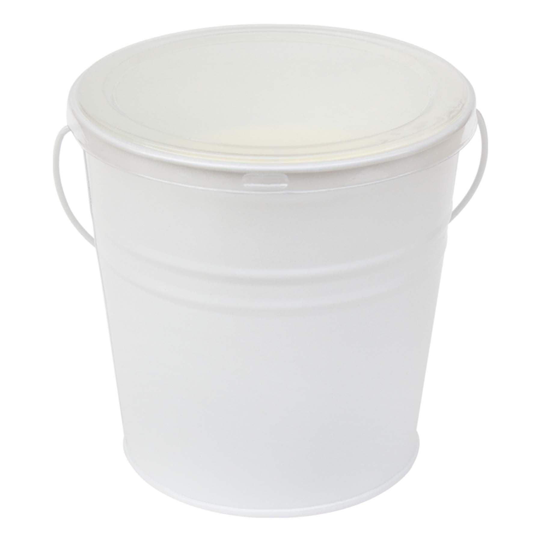 White Bucket Citronella Candle, 12oz