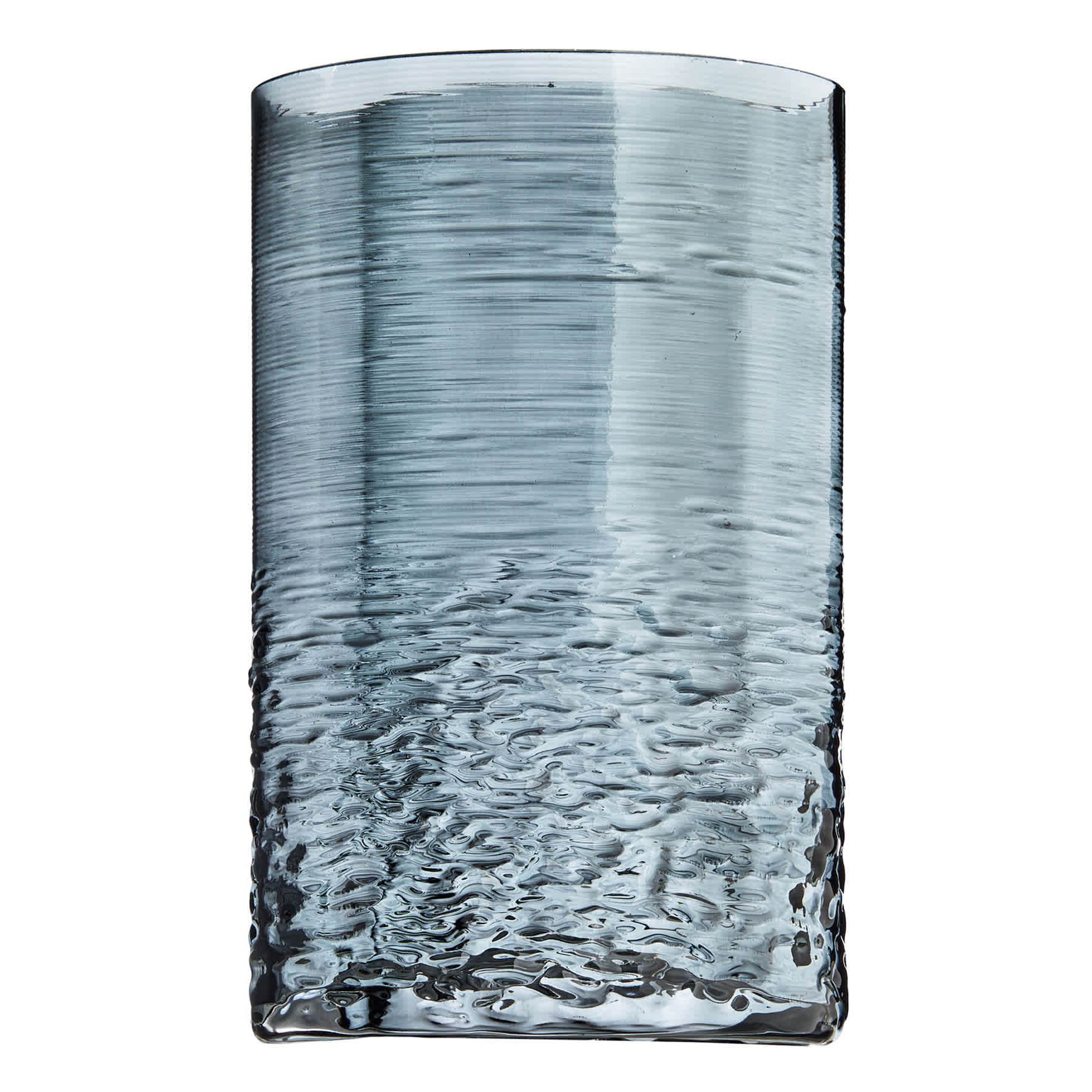 Crosby St. Curved Black Vase, 10.6"