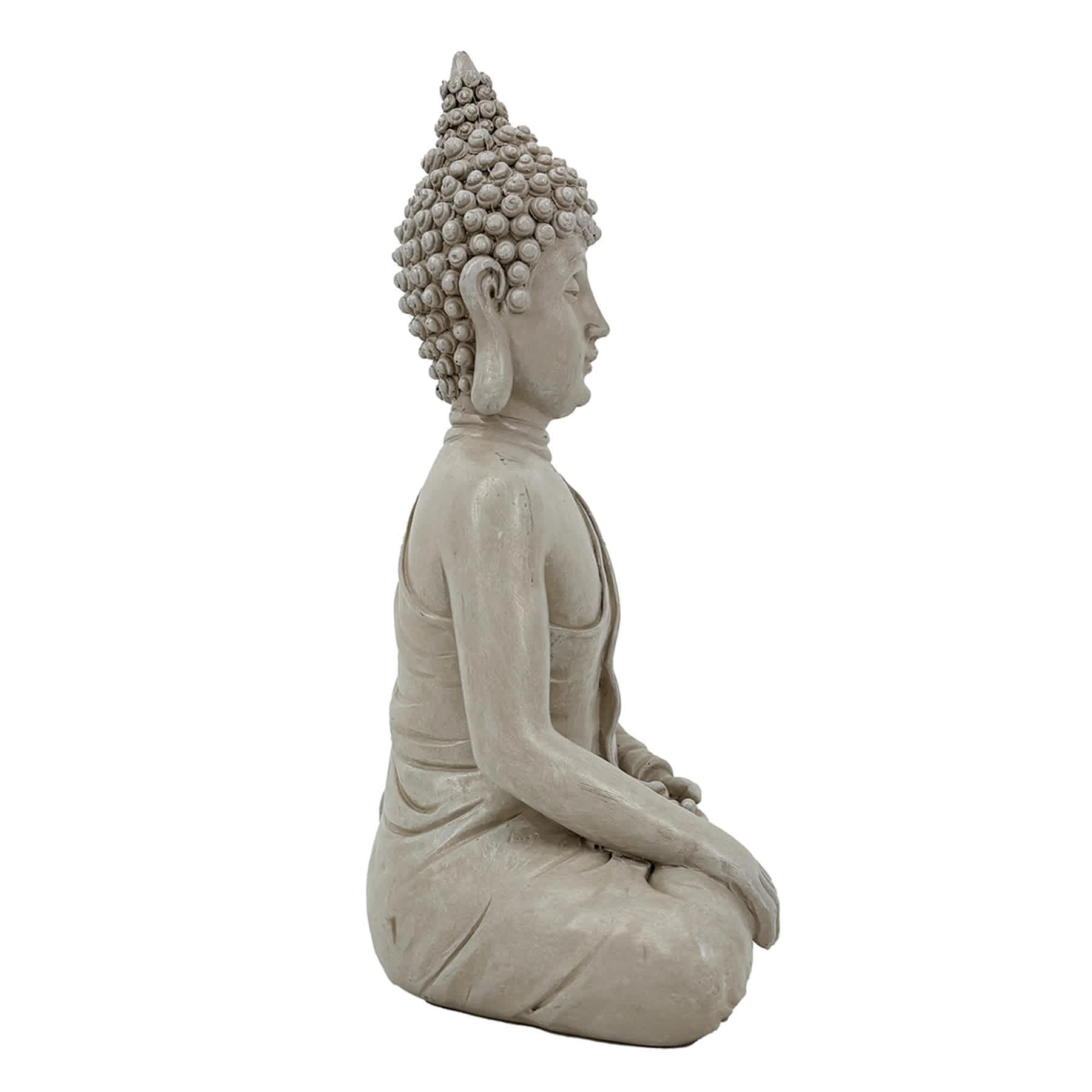 Found & Fable Resin Buddha, 8"