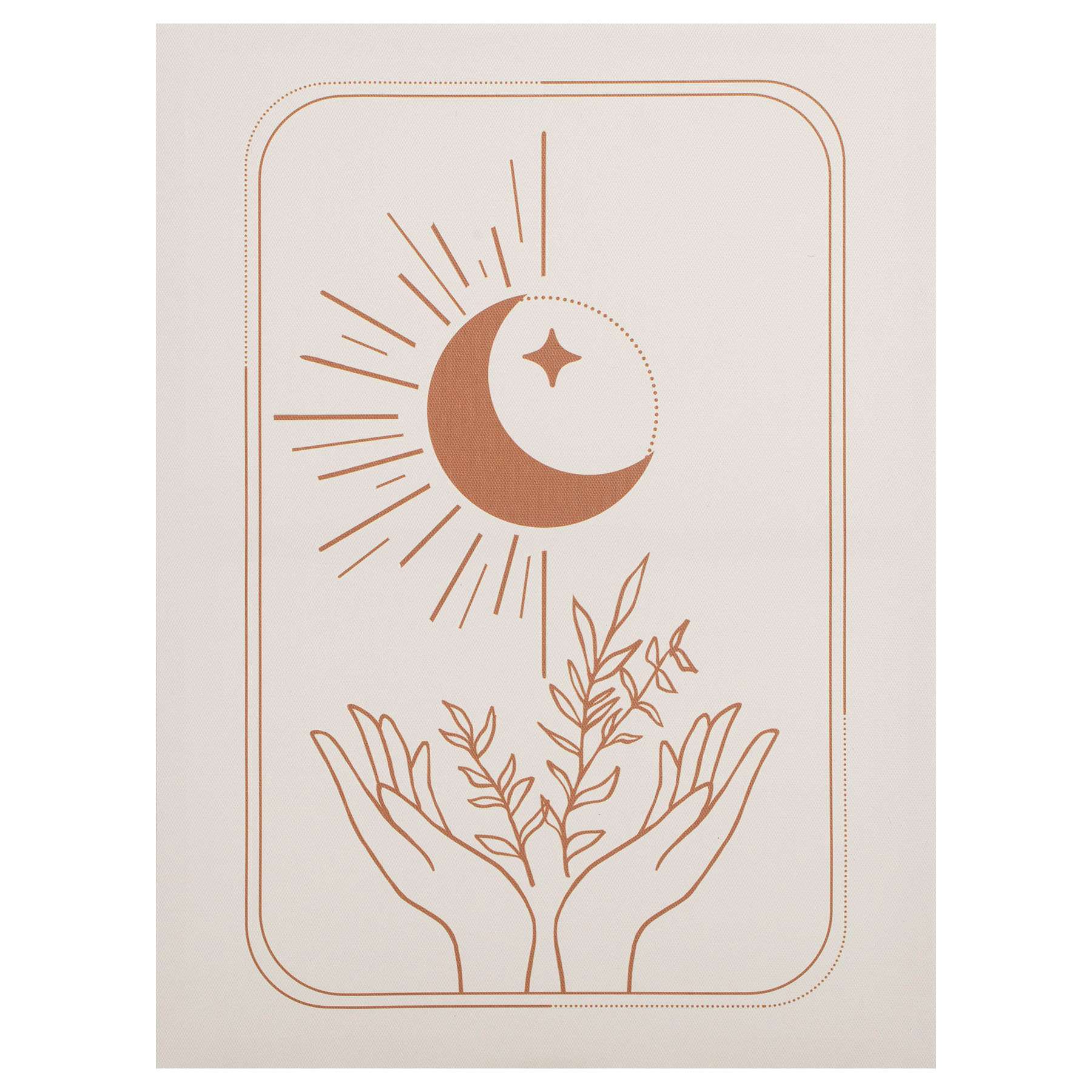 Celestial Hands Canvas Wall Art, 12x16