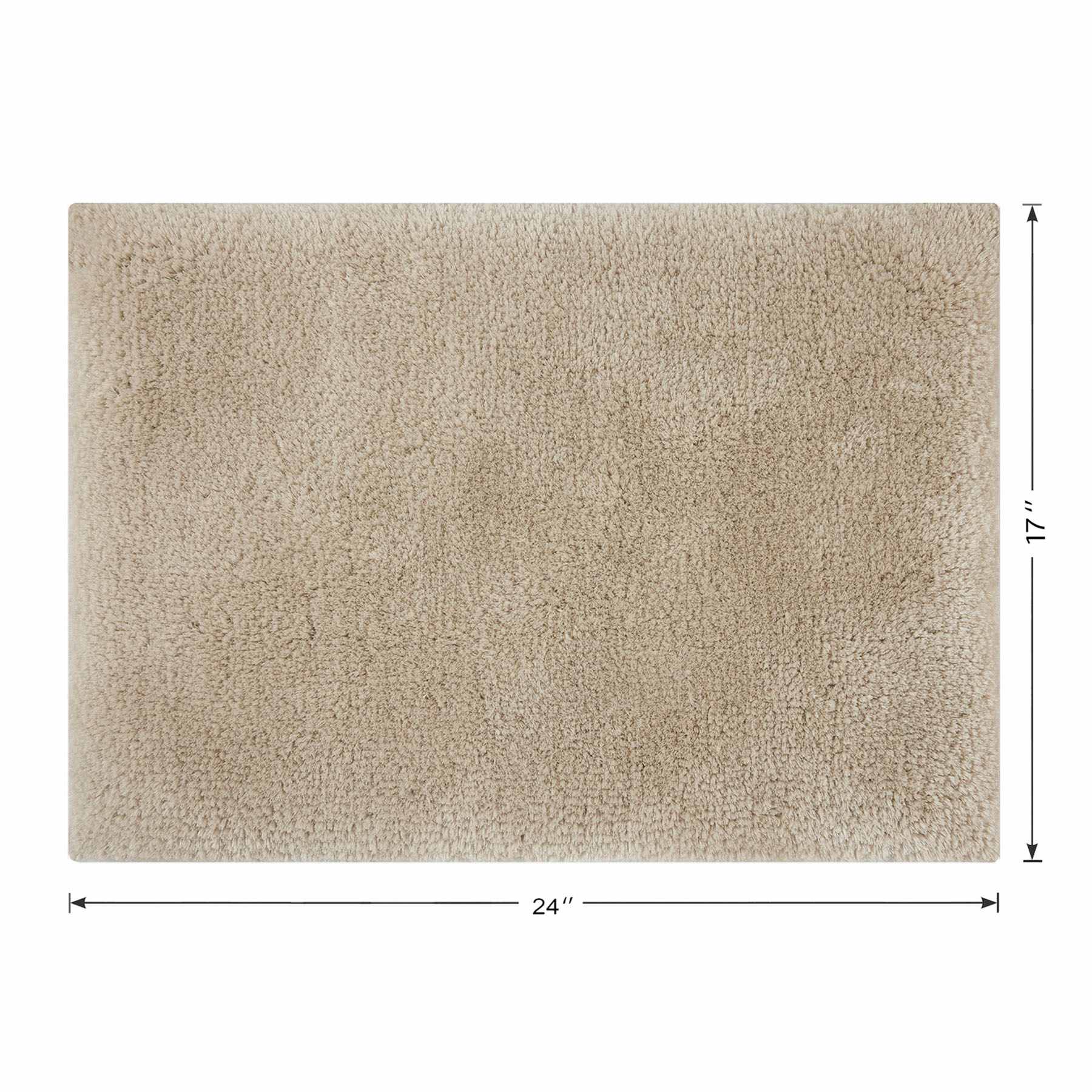 Providence Tan Primasoft Plus Bath Rug, 17x24