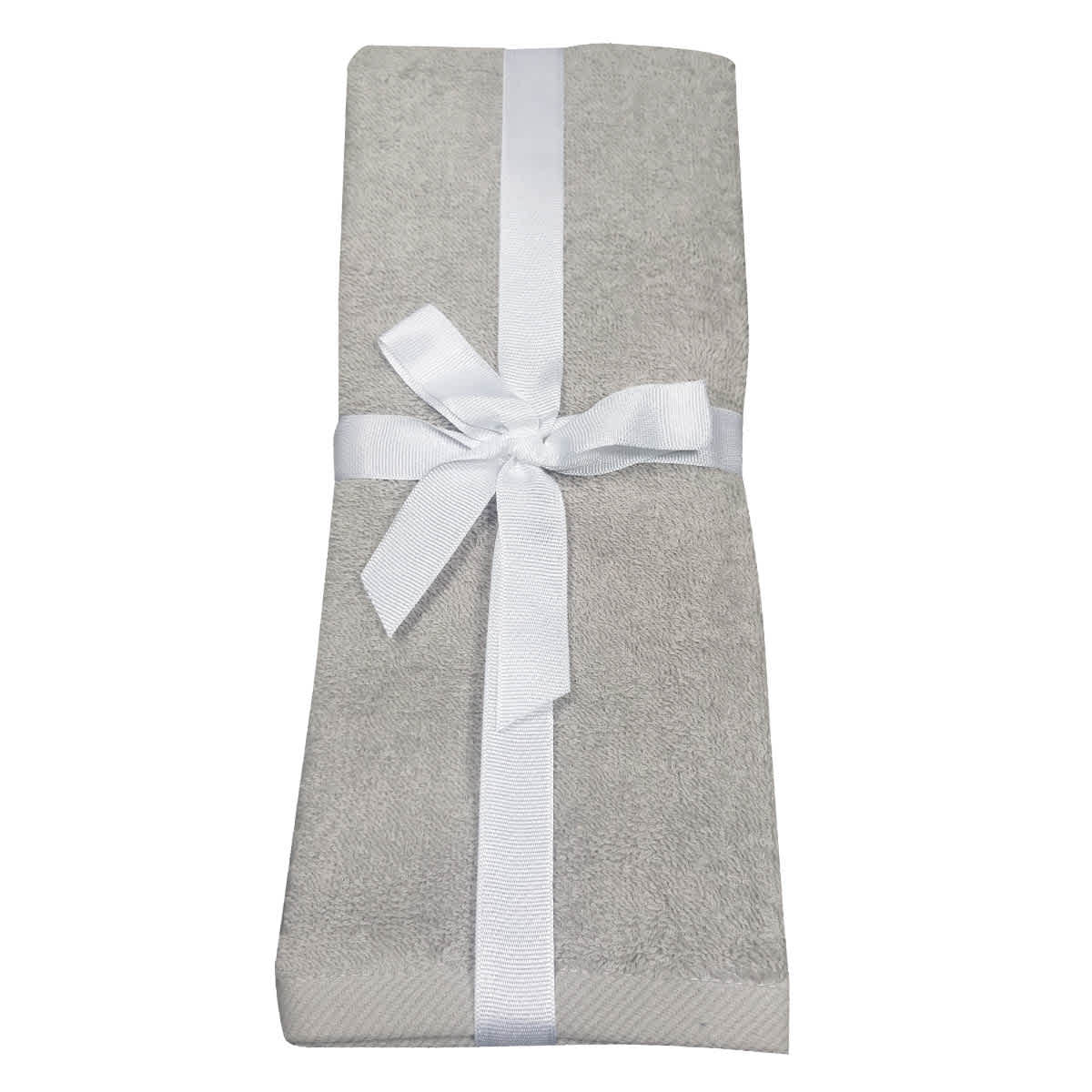 2-Pack Grey Cotton Hand Towels, 15x25