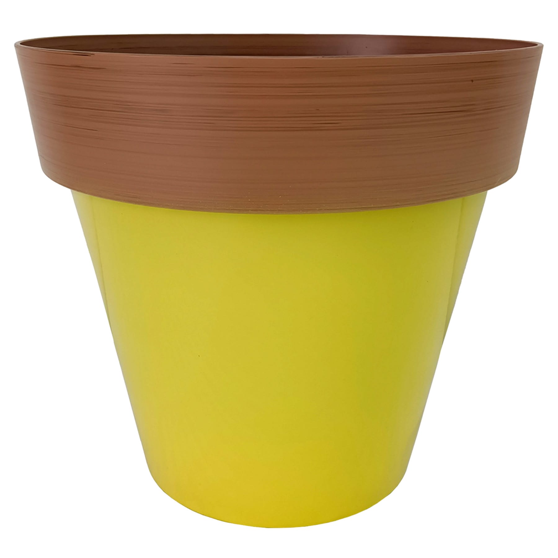 Felix Yellow Outdoor Planter, Medium