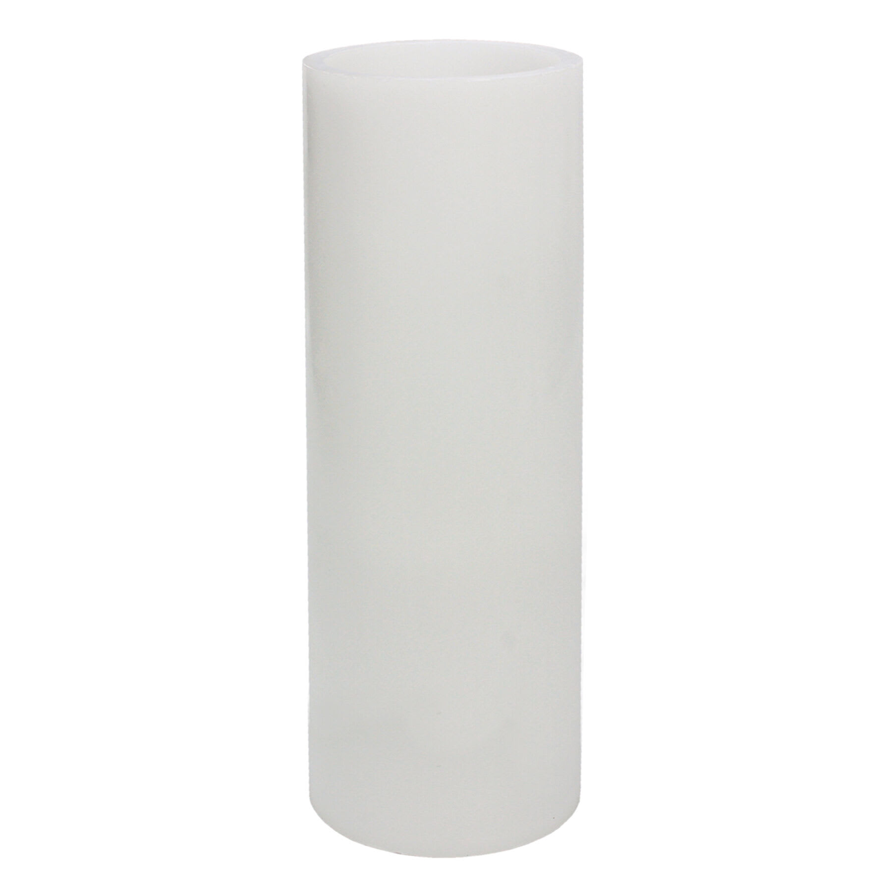 White LED Flameless Pillar Candle, 4x10
