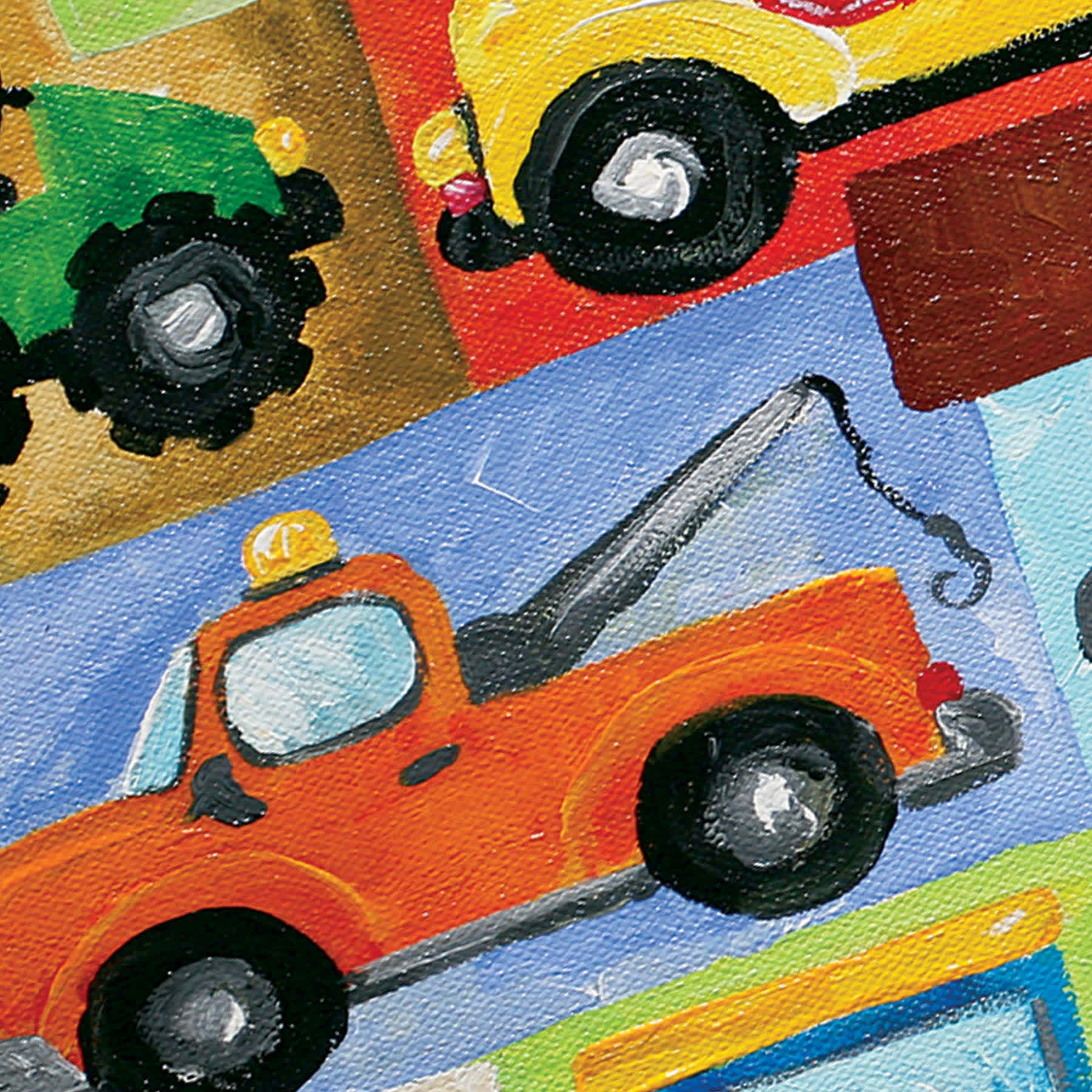 Children's Cars, Trucks & Trains Canvas Wall Art, 22"