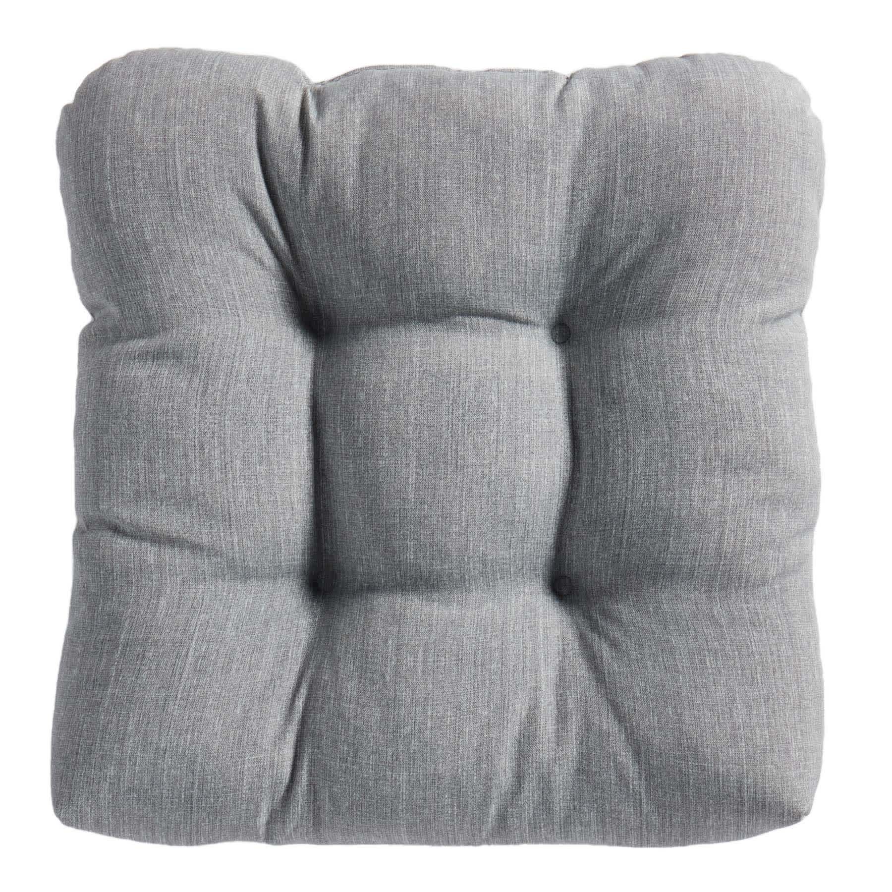 Tahiti Silver Outdoor Wicker Seat Cushion