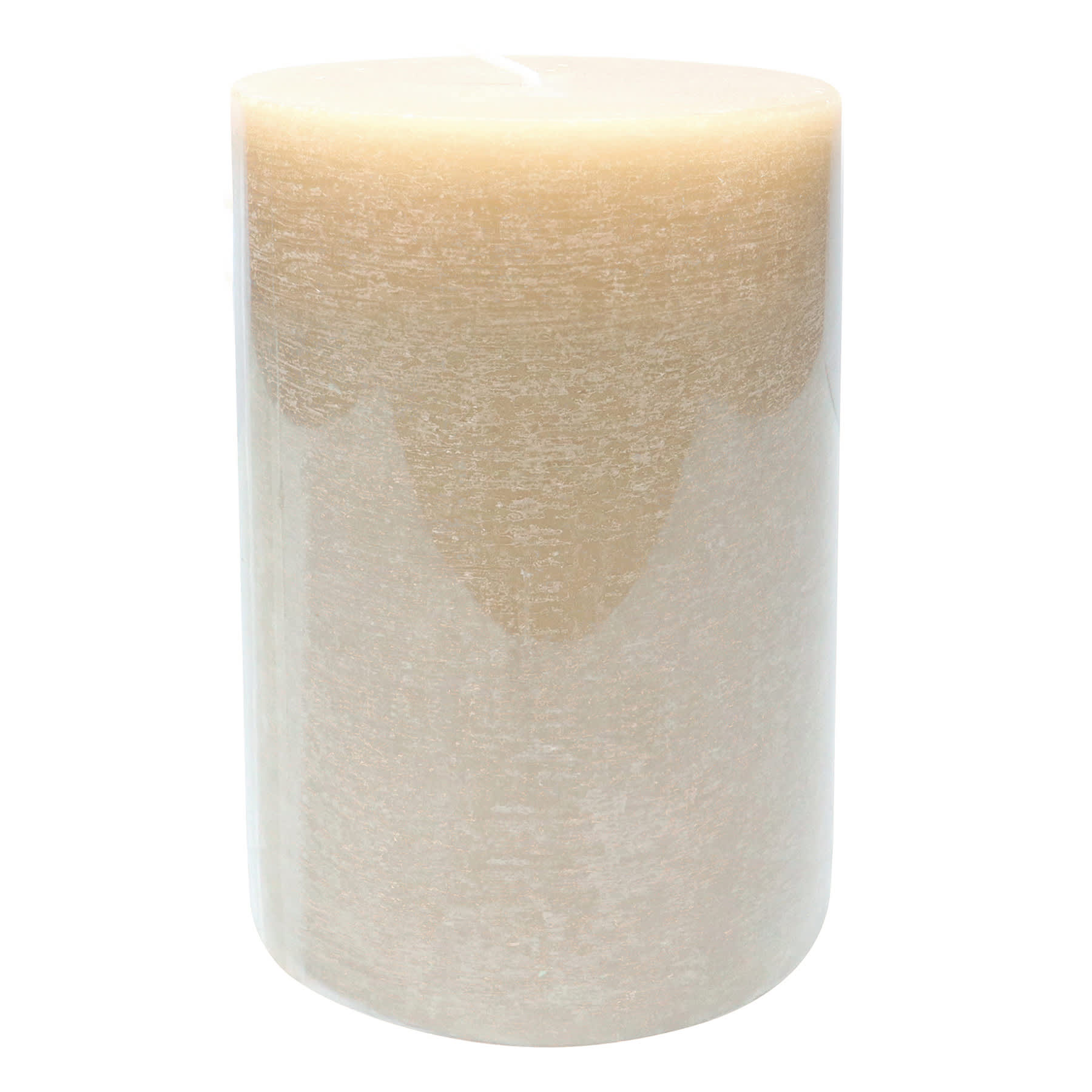 Honeybloom Tan Unscented Pillar Candle, 3x4