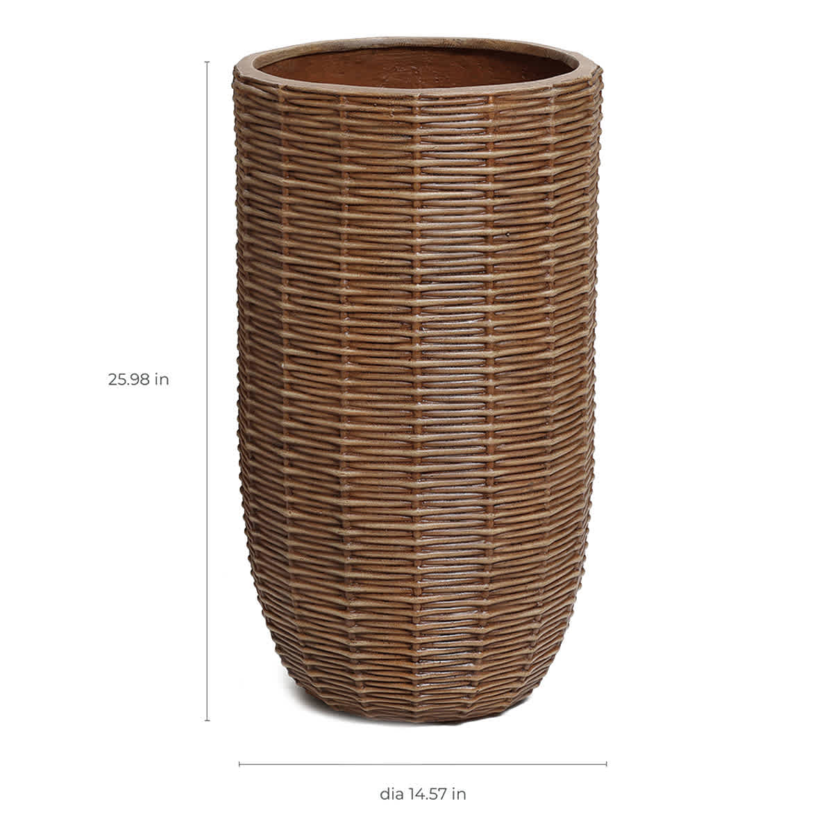 Honeybloom Hannah Tall Outdoor Planter, Large