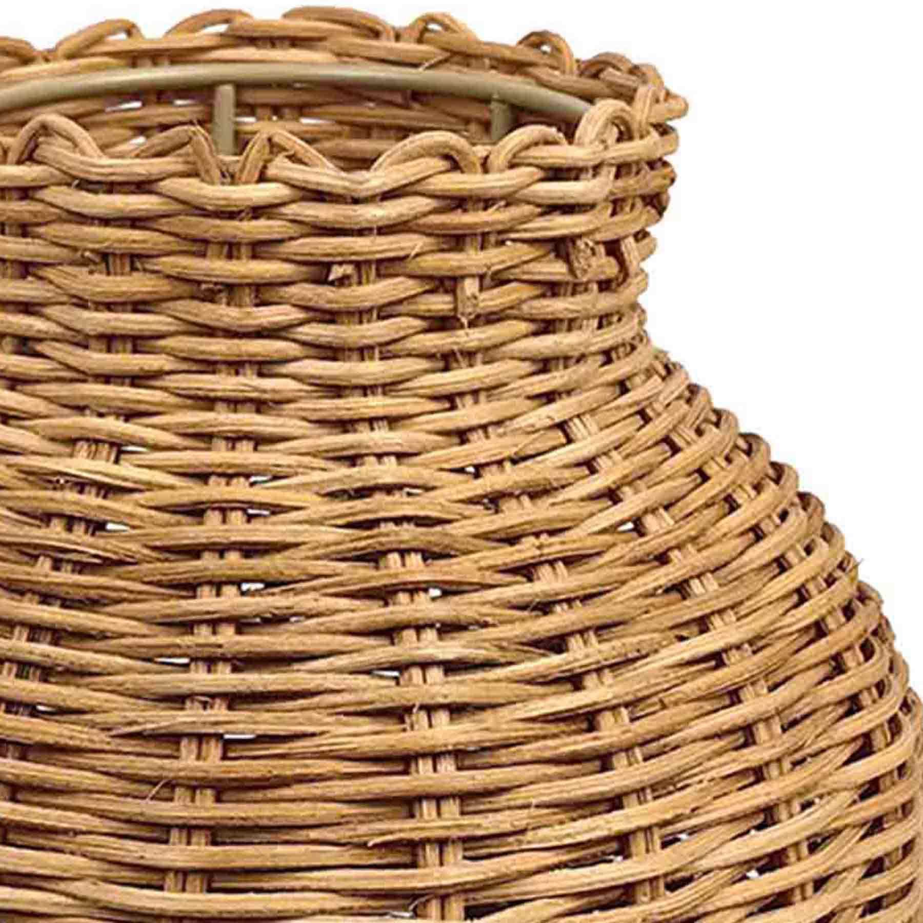 Natural Rattan Vase, 11"