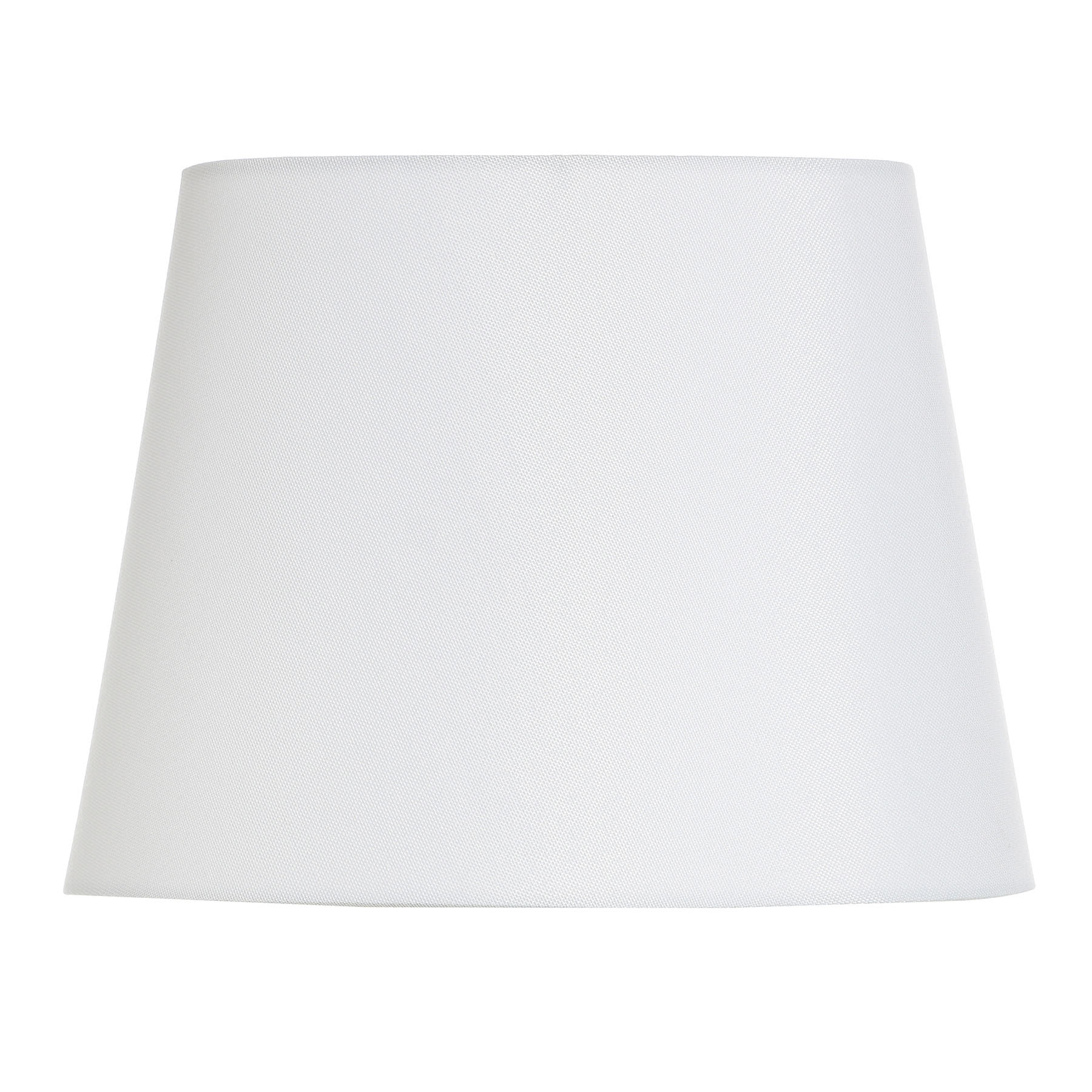 White Oval Tapered Small Table Lamp Shade, 12x9x9