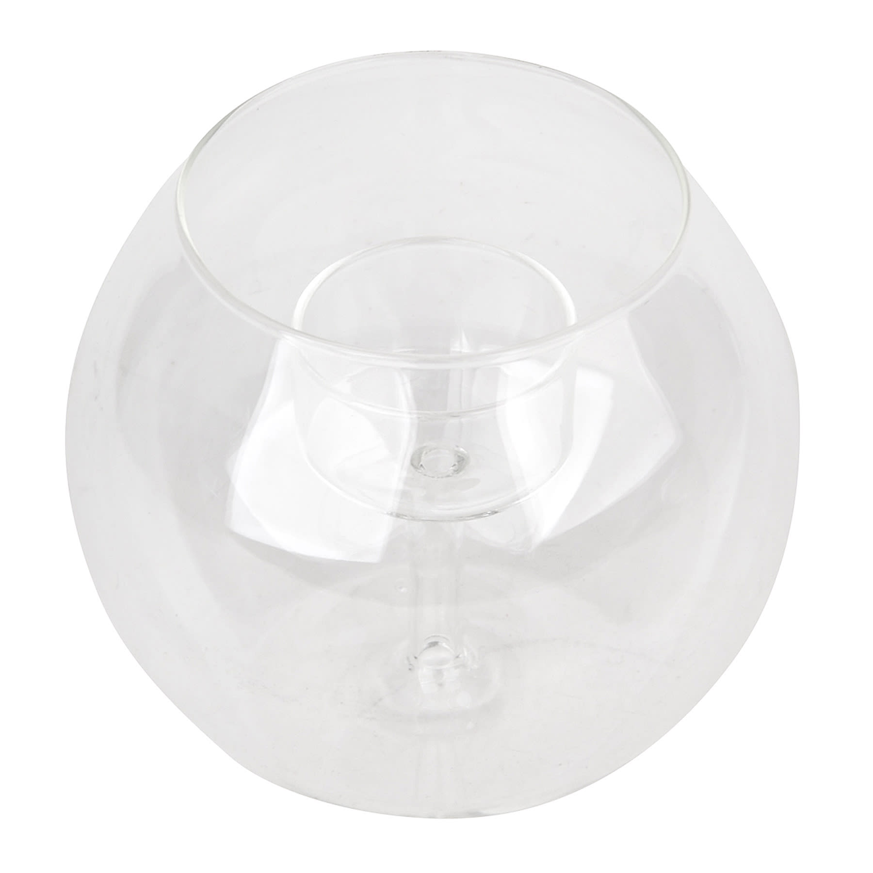 Glass Tealight Candle Holder, 4"