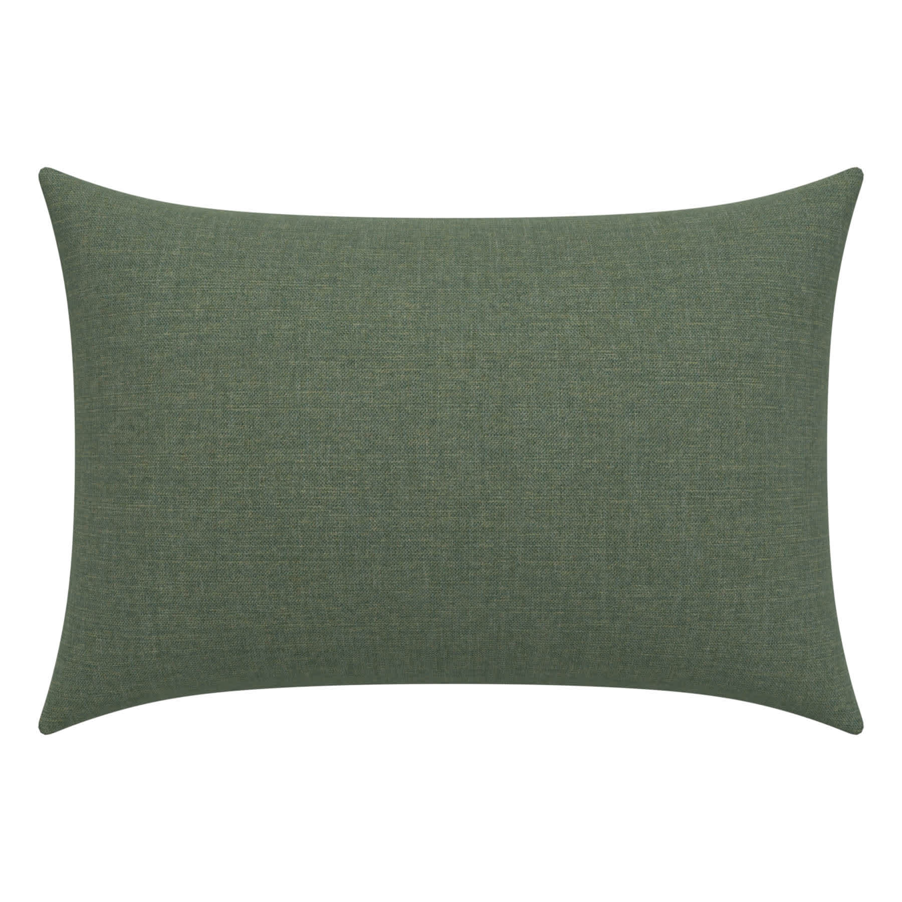 Endive Green Premium Lumbar Outdoor Throw Pillow, 14x20