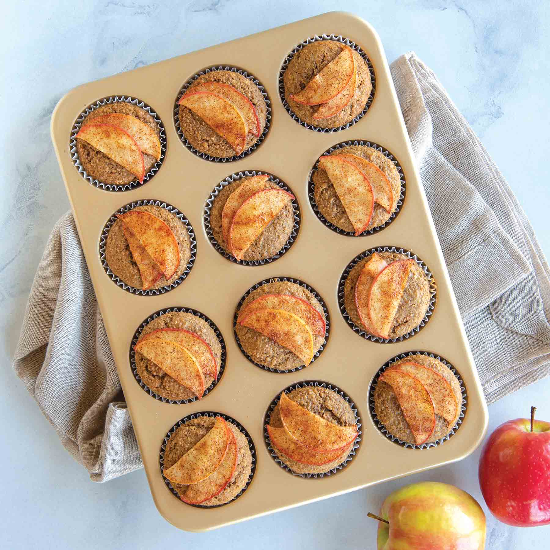 Nordic Ware 12-Cup Gold Muffin Pan