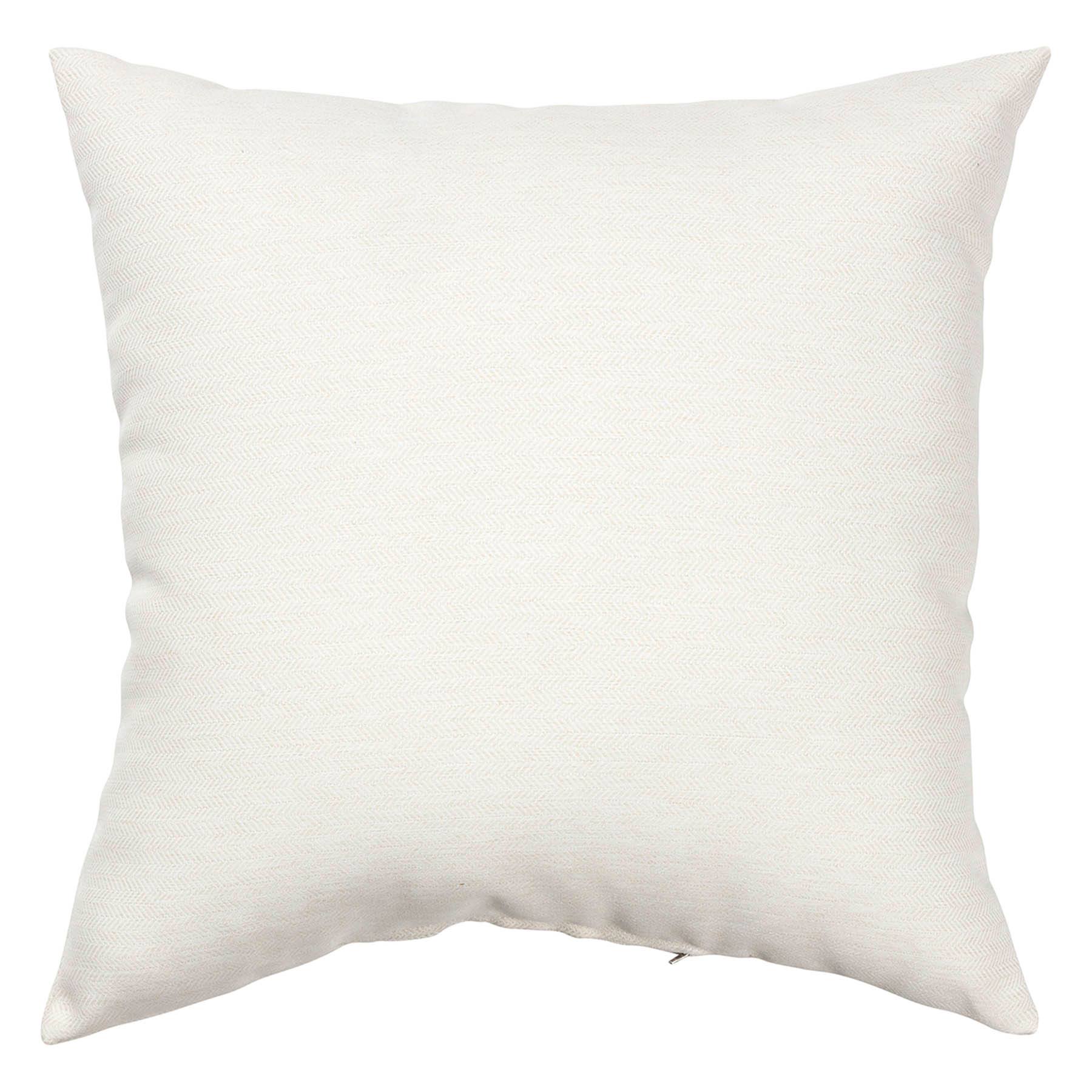 Tristan Heather White Premium Oversized Square Outdoor Throw Pillow, 20"