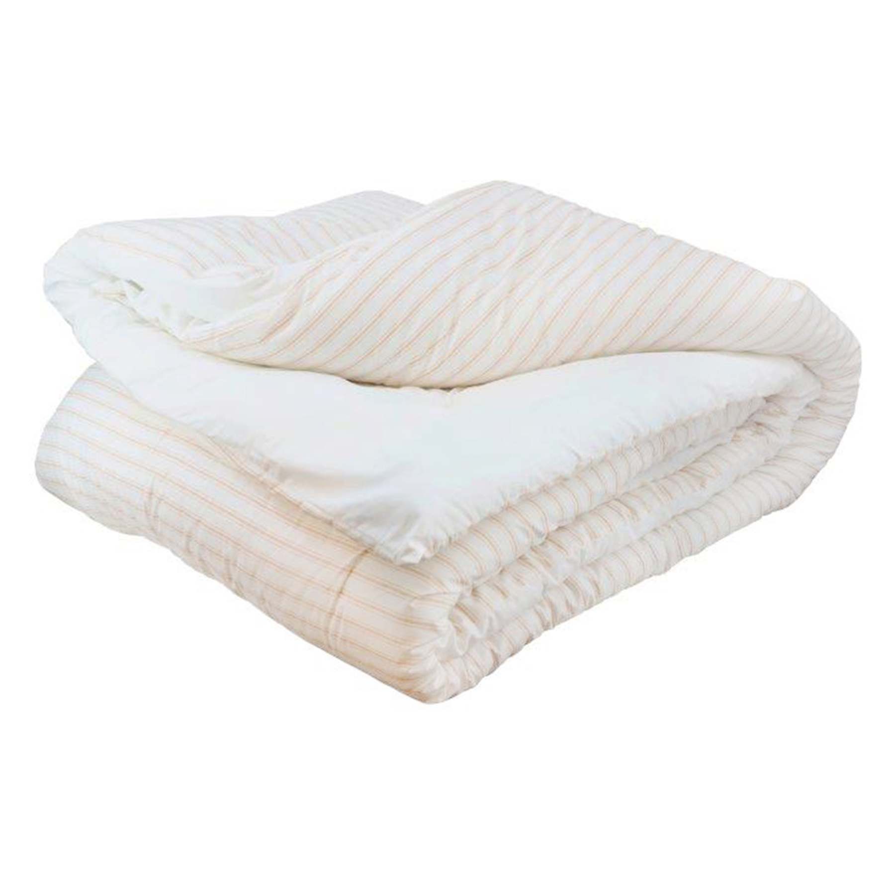 Honeybloom 3-Piece Light Brown Striped Comforter Set, King