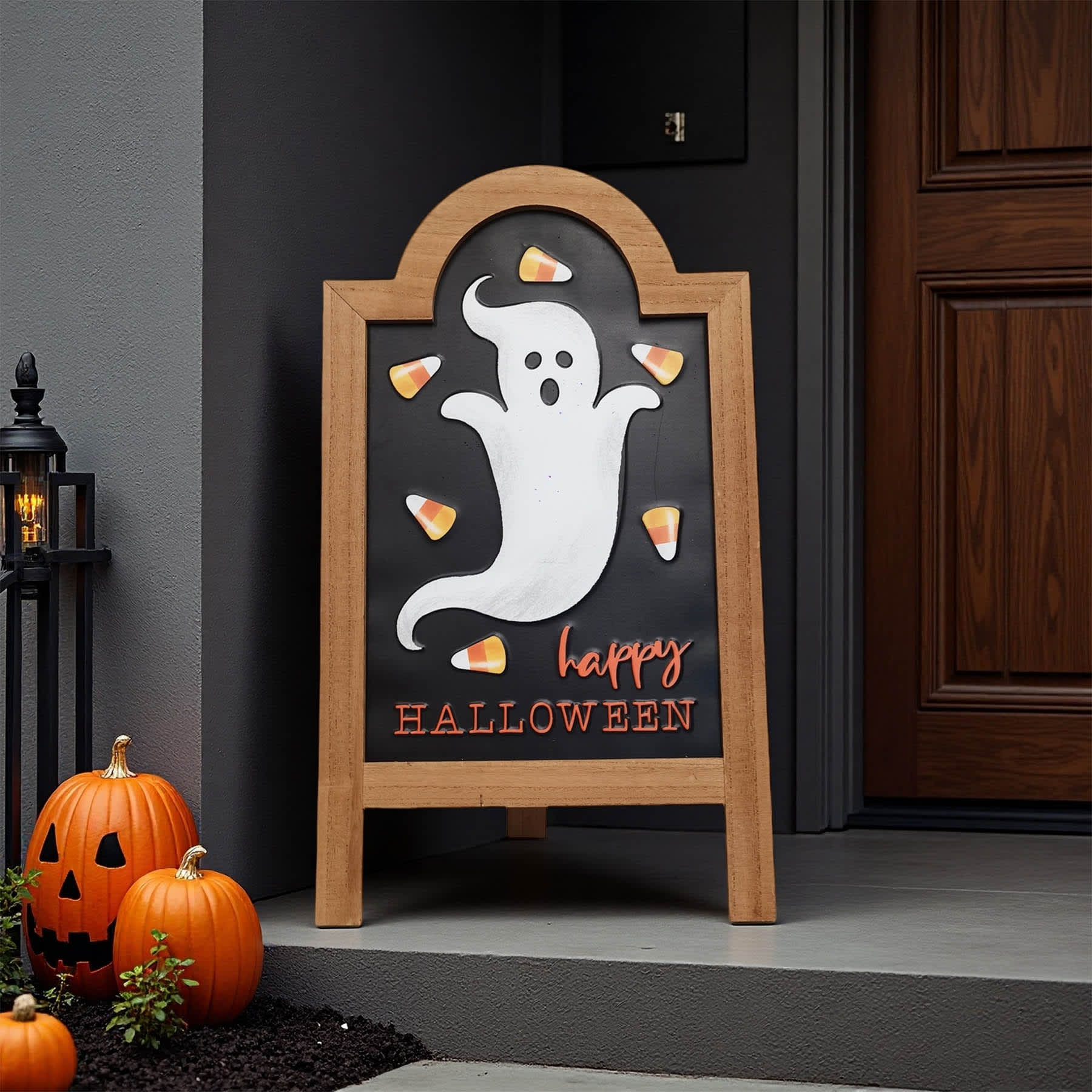 Happy Haunting Ghost Easel, 27"
