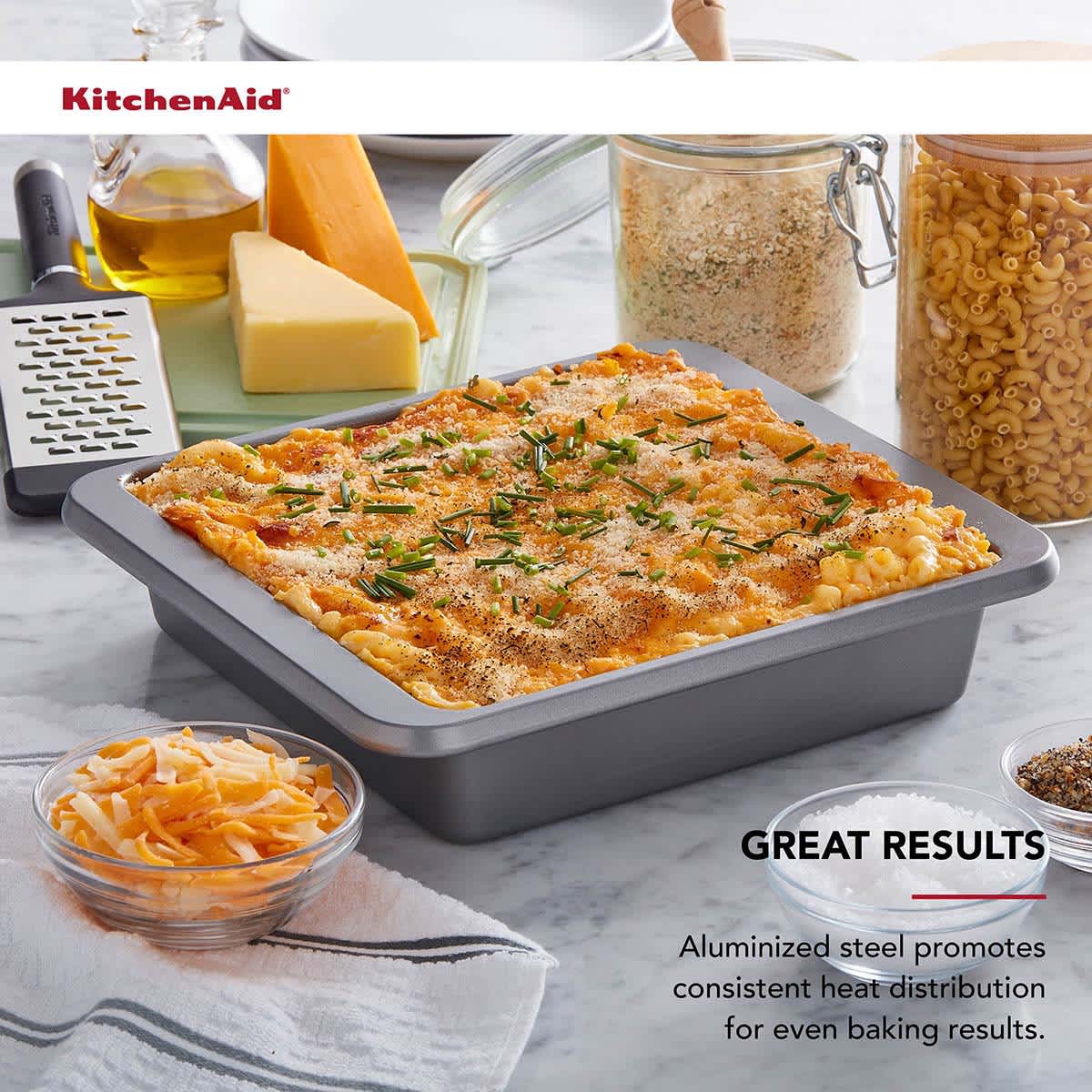 KitchenAid Nonstick Square Cake Pan, 9"