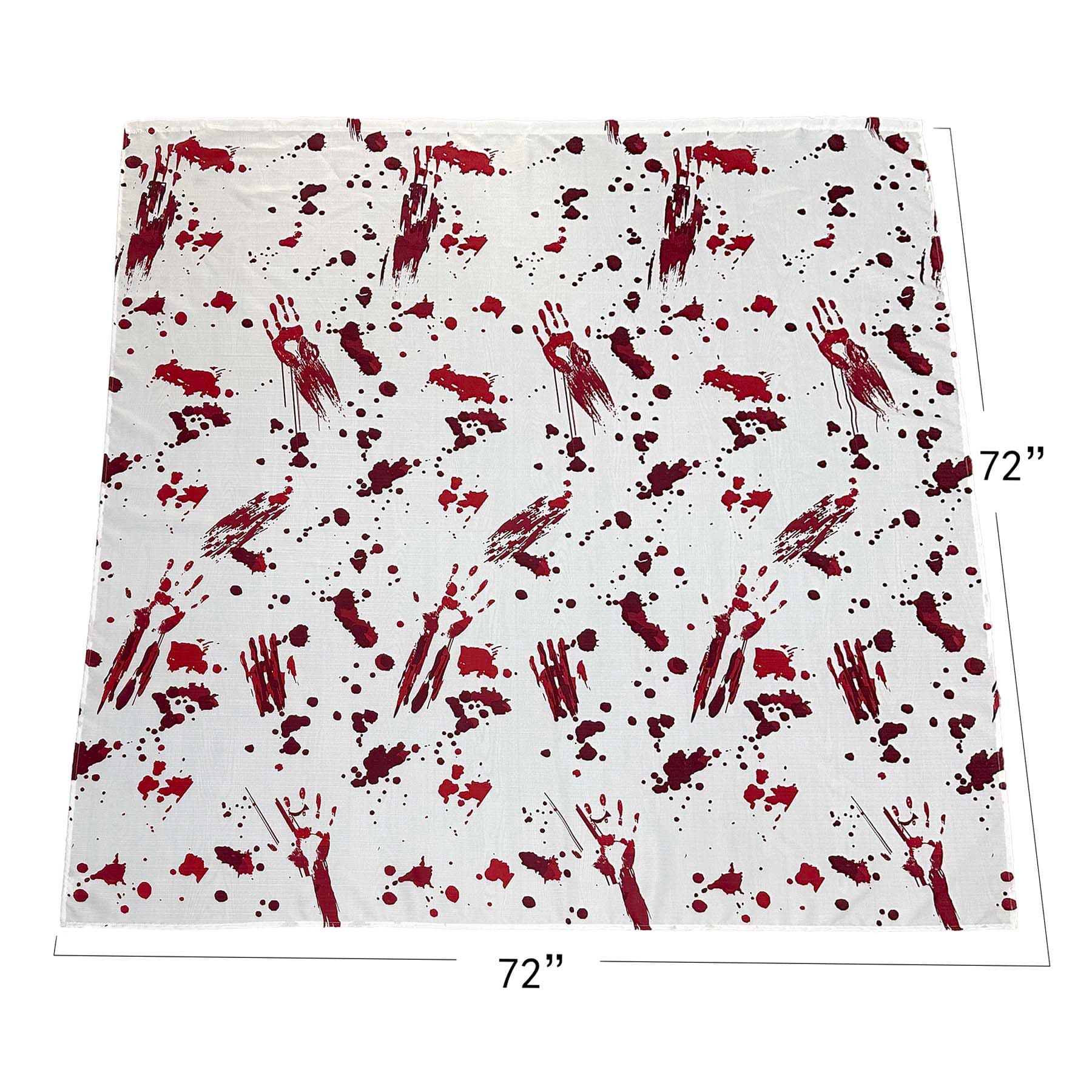 Midnight Shadows 13-Piece a Bloody Mess Bloody Shower Curtain Set