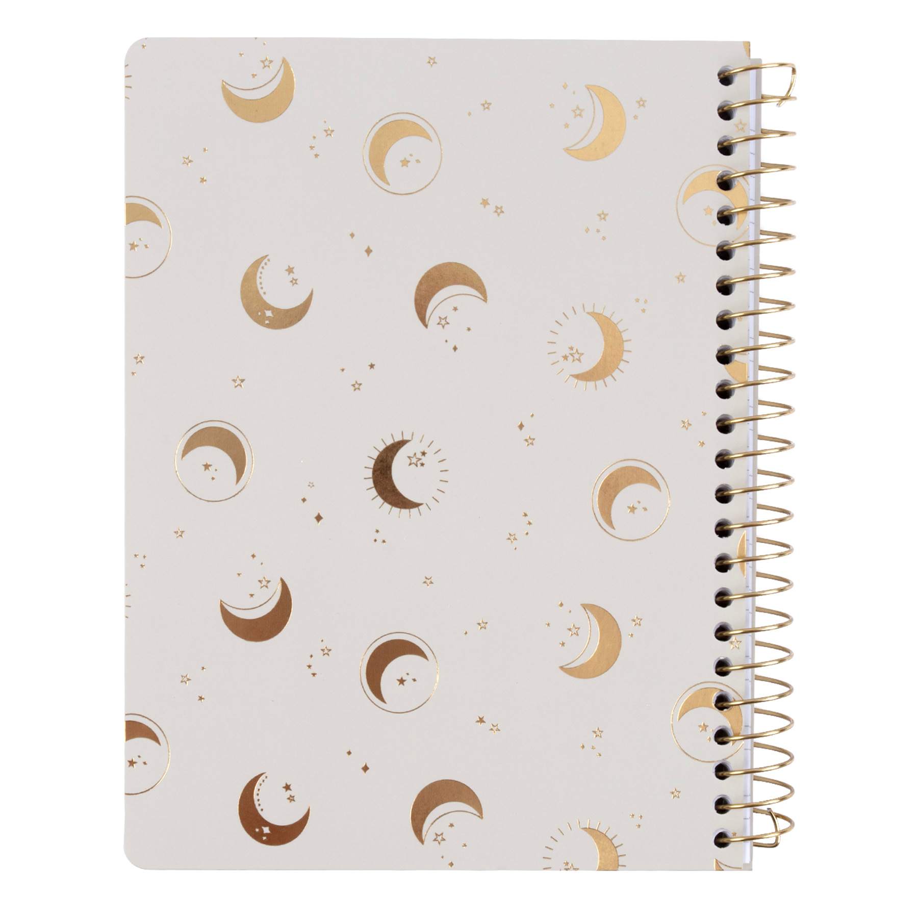 Sage Serenity Spiral Notebook Moon