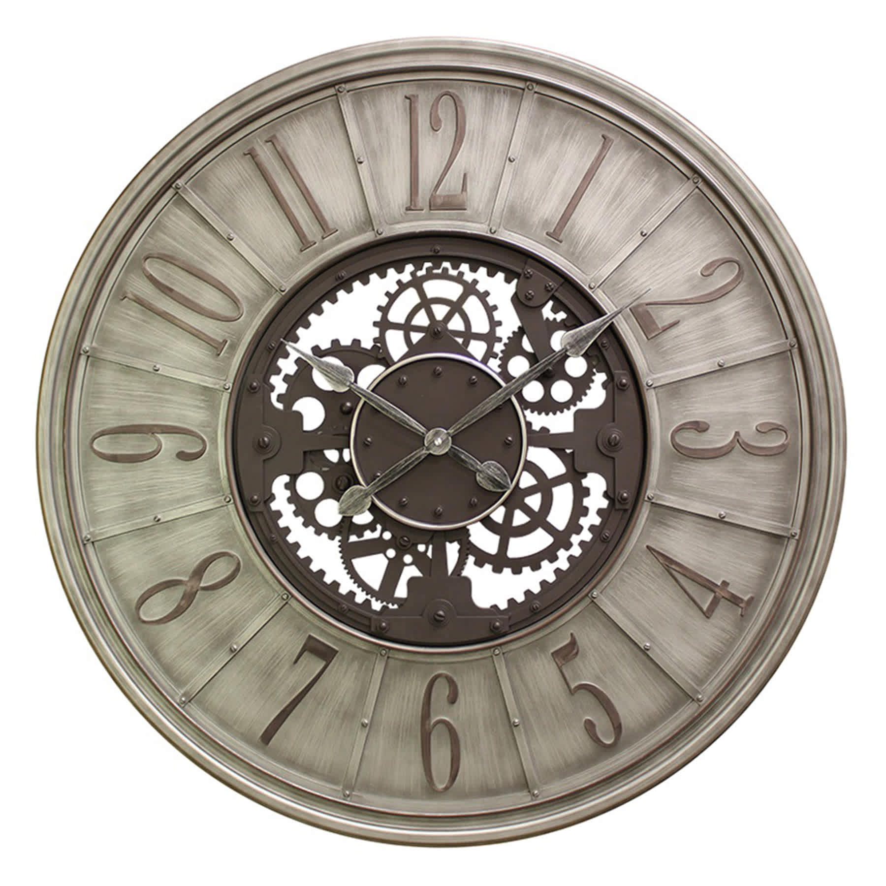 Brown Gallery Round Wall Clock, 36"
