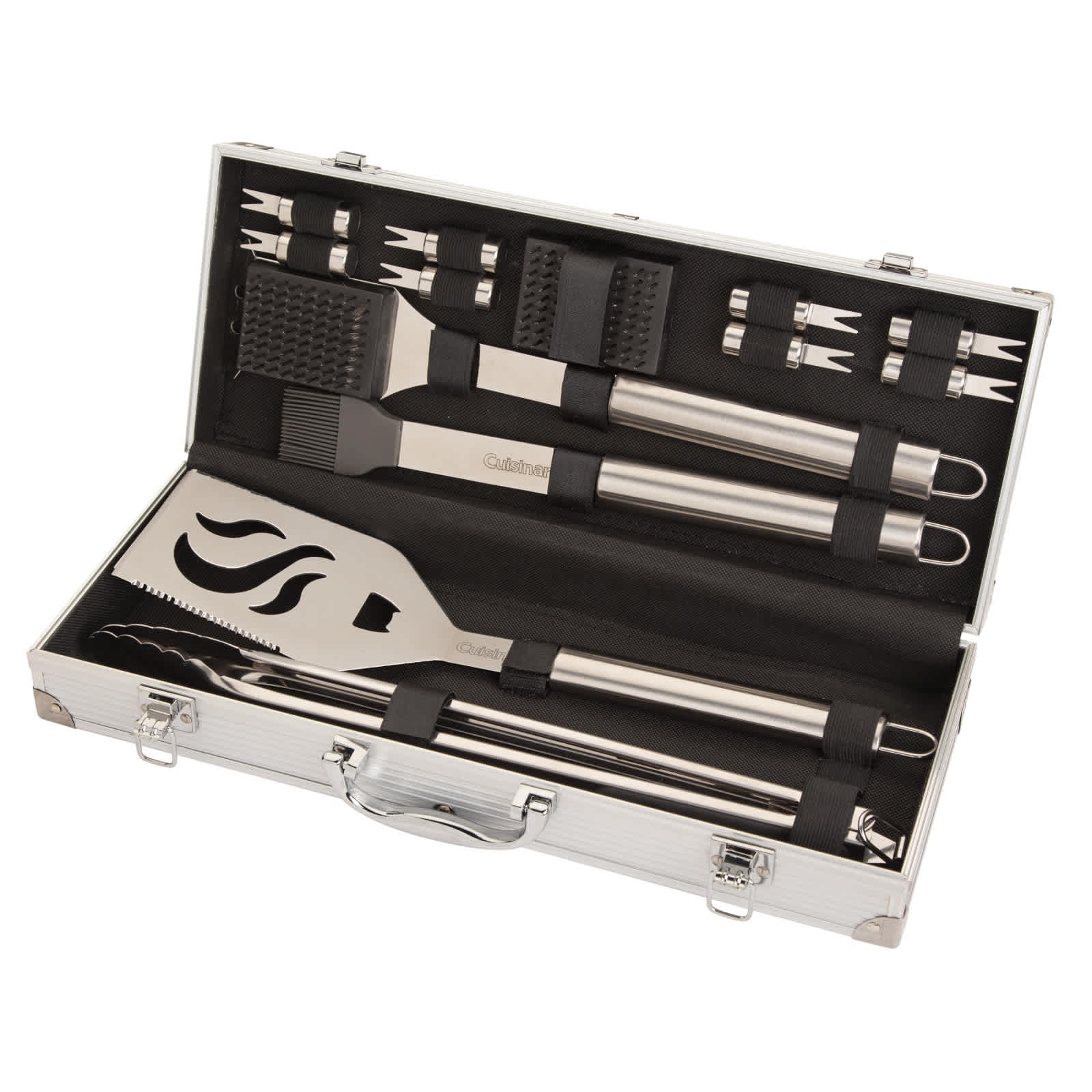 Cuisinart 14-Piece Deluxe Stainless Steel Grill Tool Set