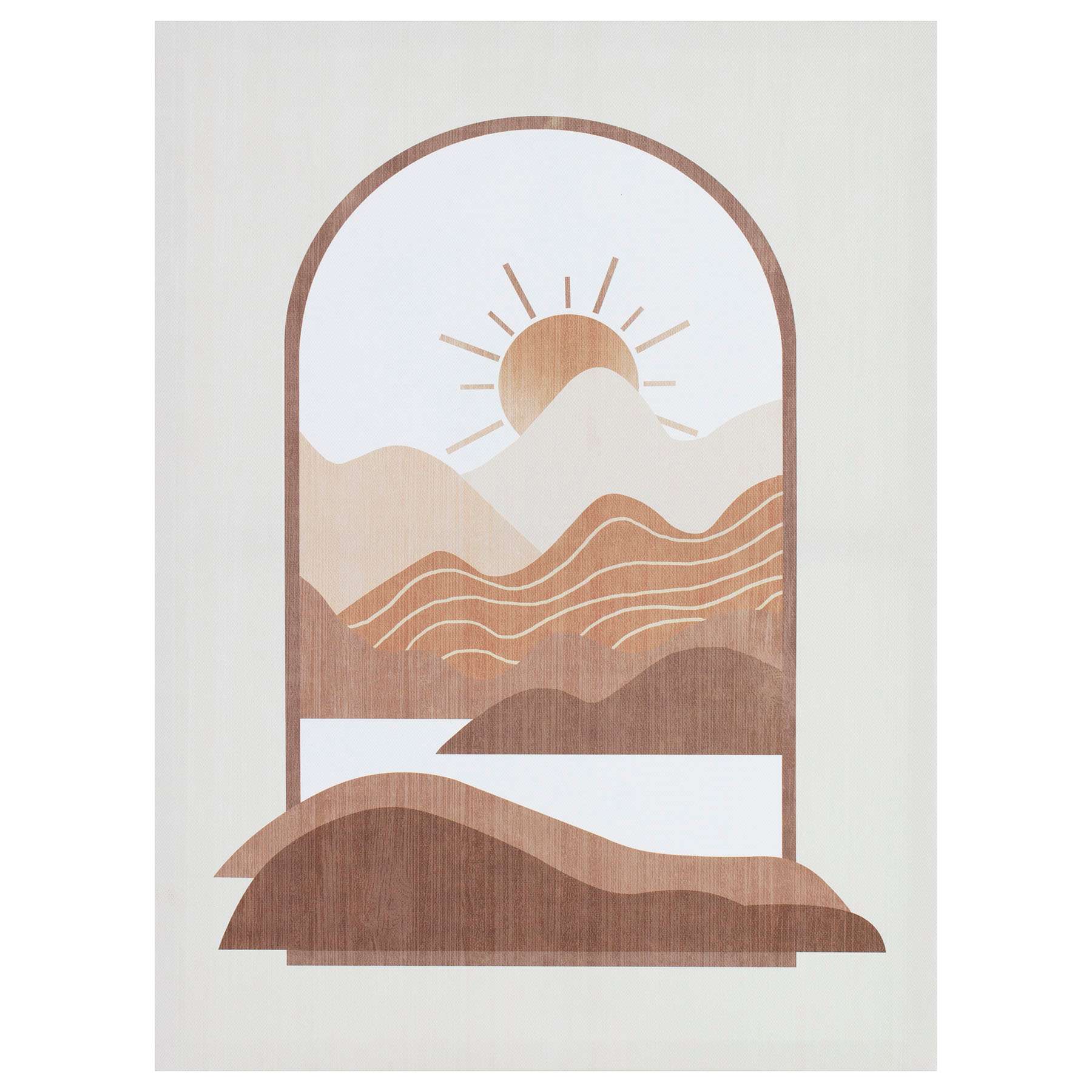 Sunset Window Canvas Wall Art, 12x16