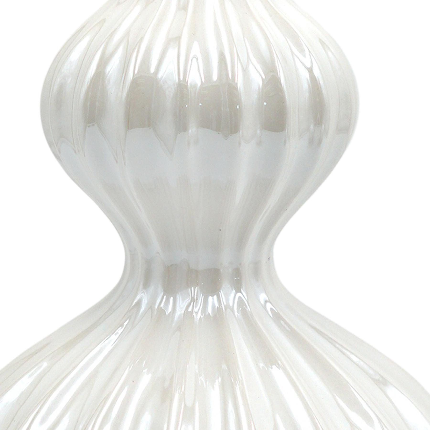 Tracey Boyd White Ceramic Vase, 10"