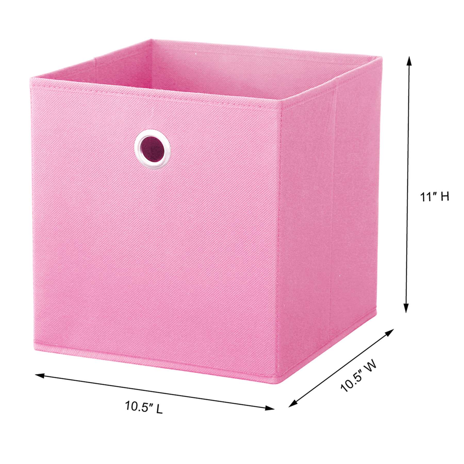 3-Pack Storage Cube, Pink