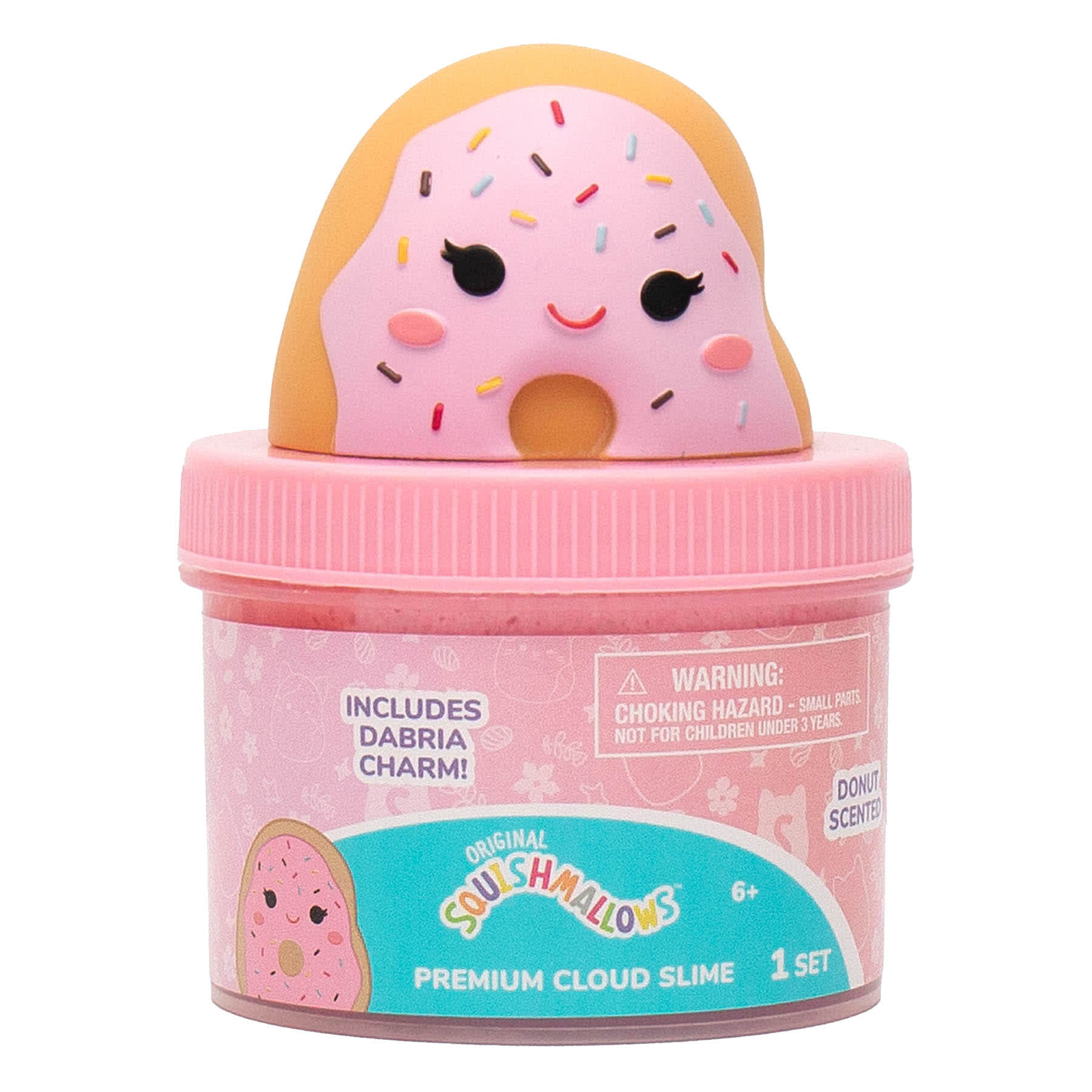 Original Squishmallows? Dabria the Donut Premium Cloud Slime, Donut Scented