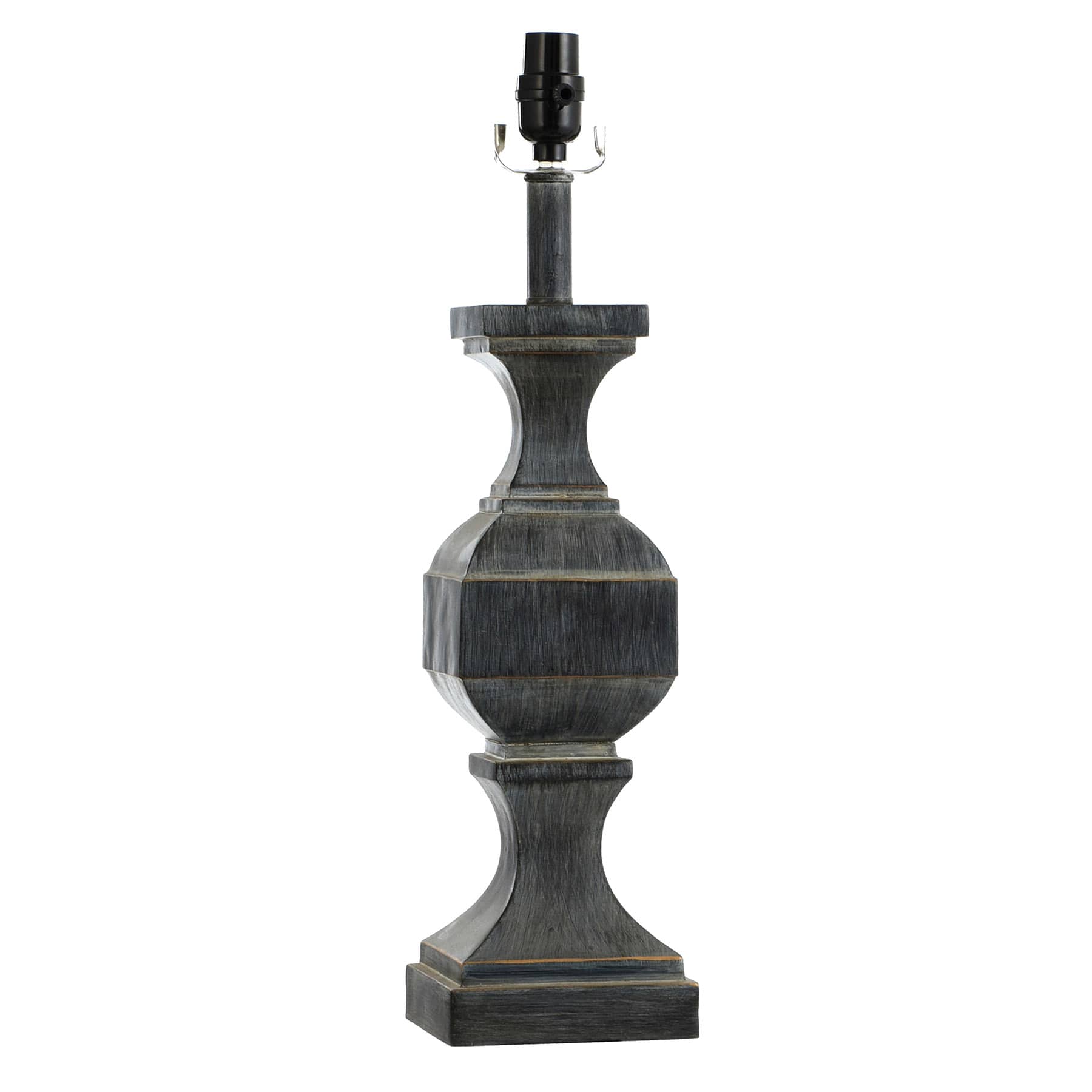 Blue Pillar Medium Table Lamp Base, 22"