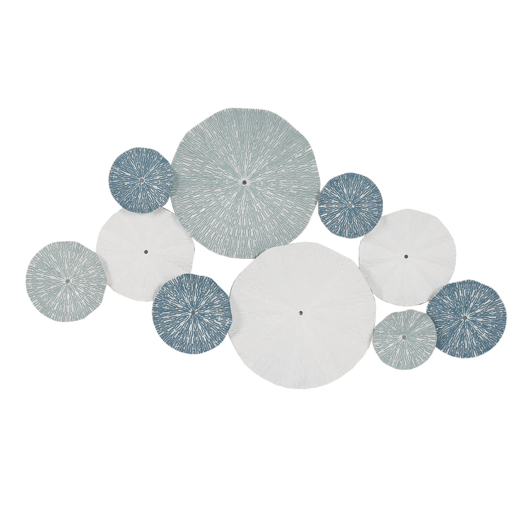 Ty Pennington Sand Dollars Metal Wall Art, 43x24