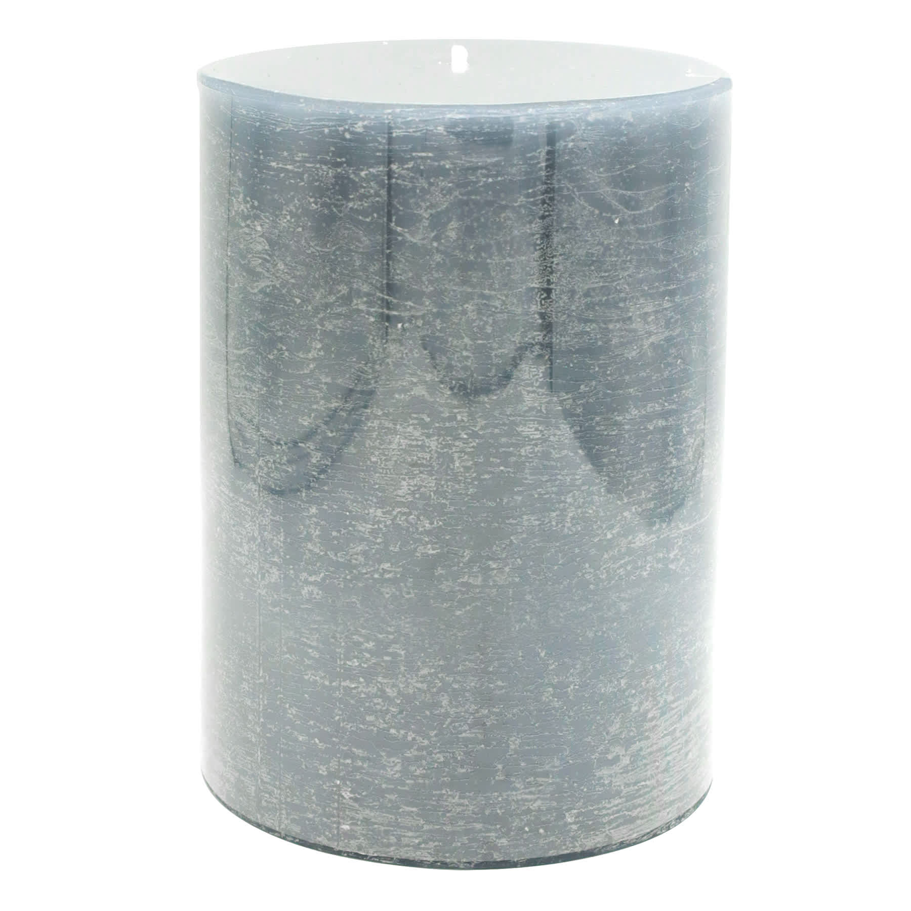 Blue Unscented Pillar Candle, 3x4