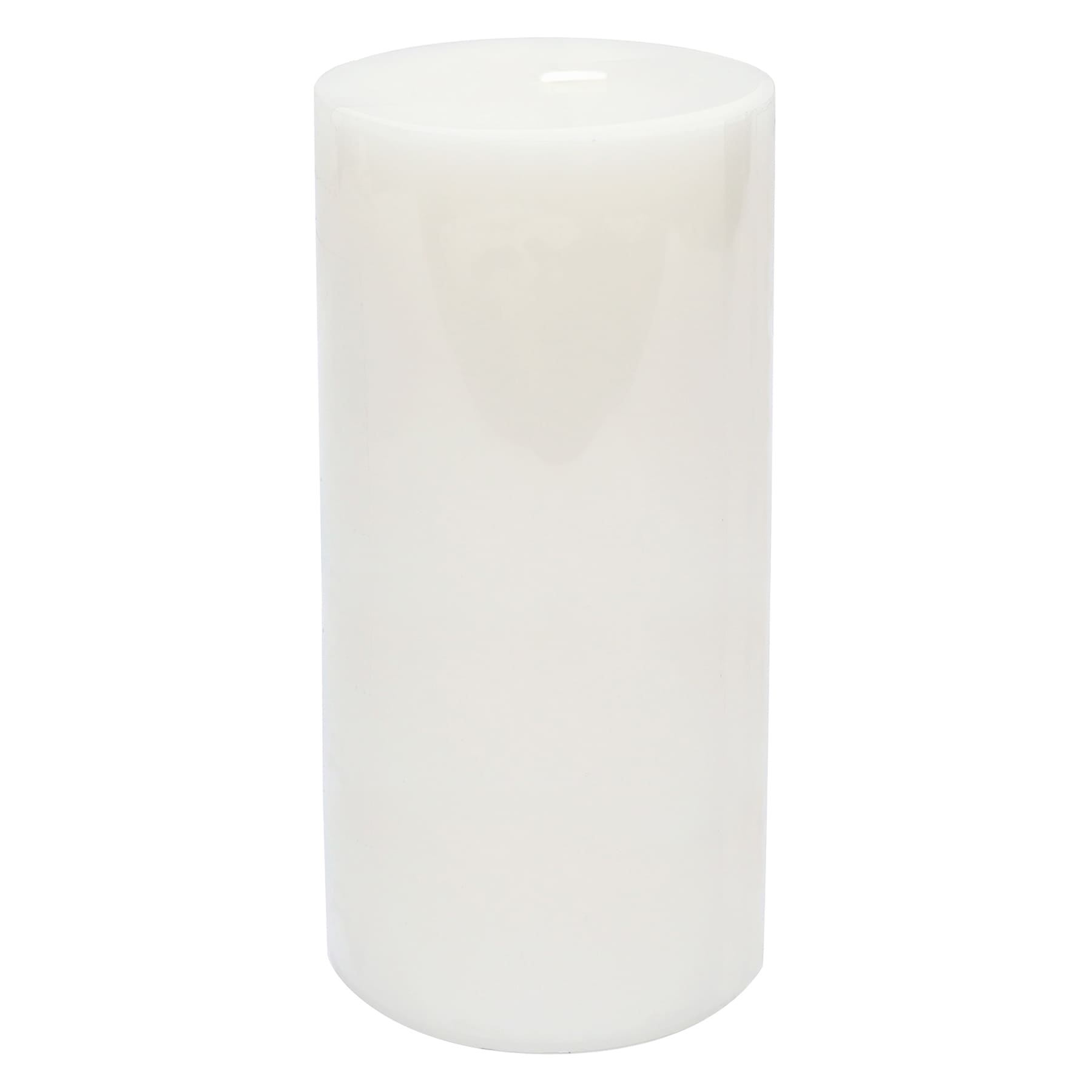 Willow Crossley White Unscented Pillar Candle, 3x6