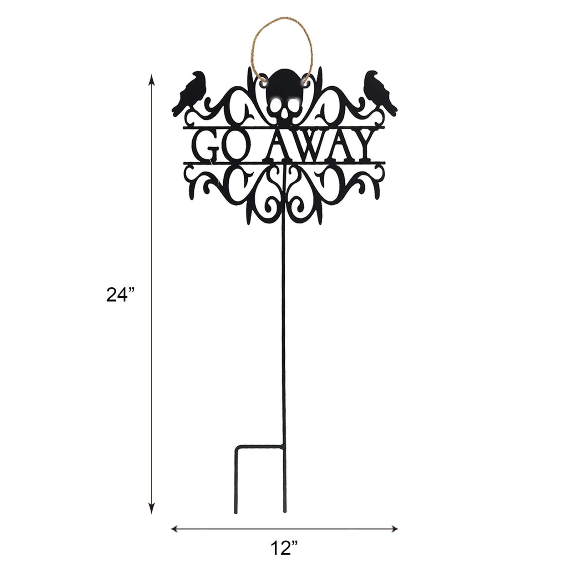 Go Away Yardstake, 24"