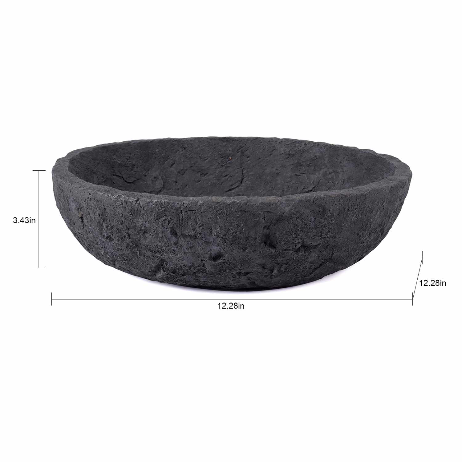 Crosby St. Grey Decorative Bowl, 12"