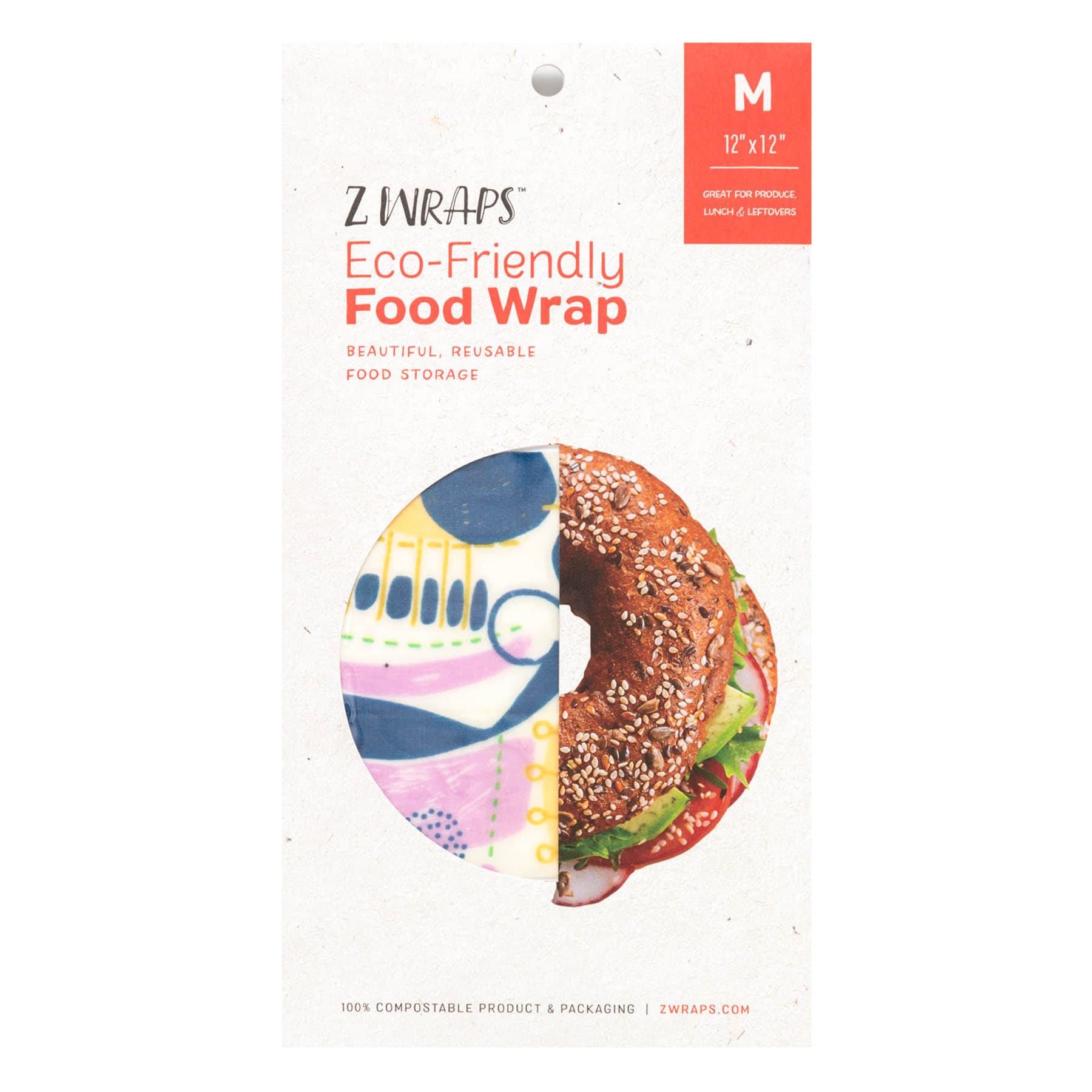 Z Wraps Eco Friendly Medium Food Wrap, 12"