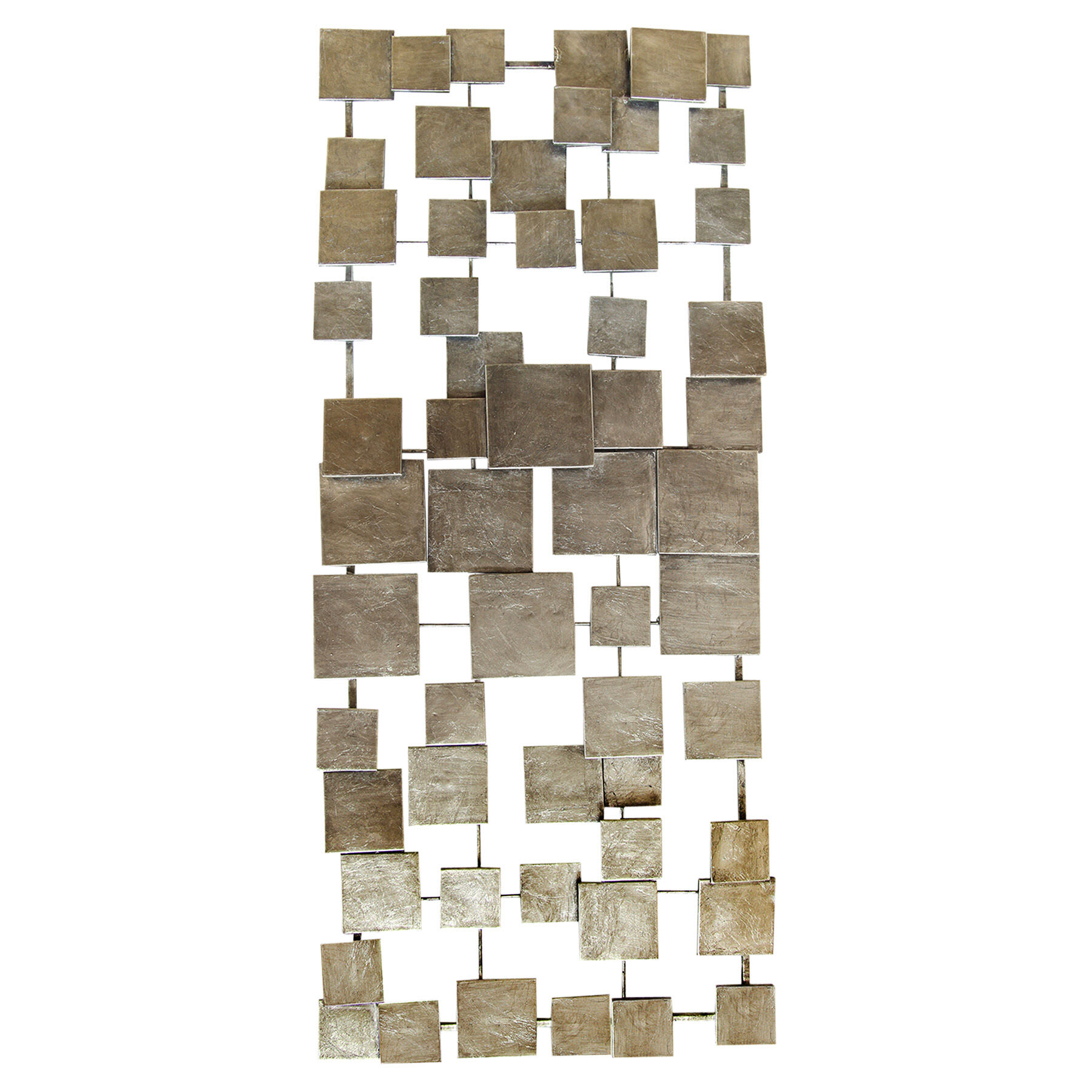 Metal Geometric Panel Wall Art, 14x32