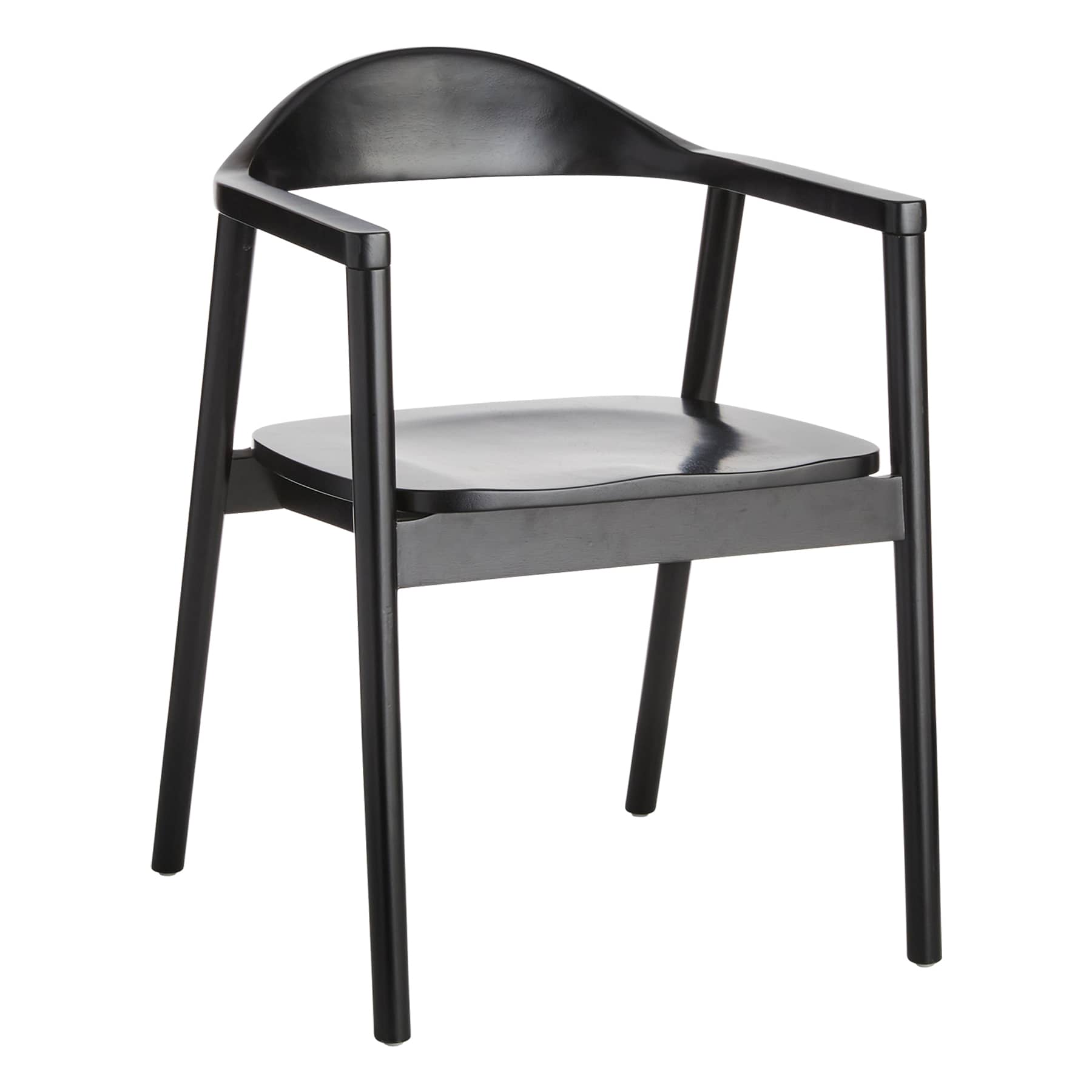Crosby St. Bishop Dining Chair, Black