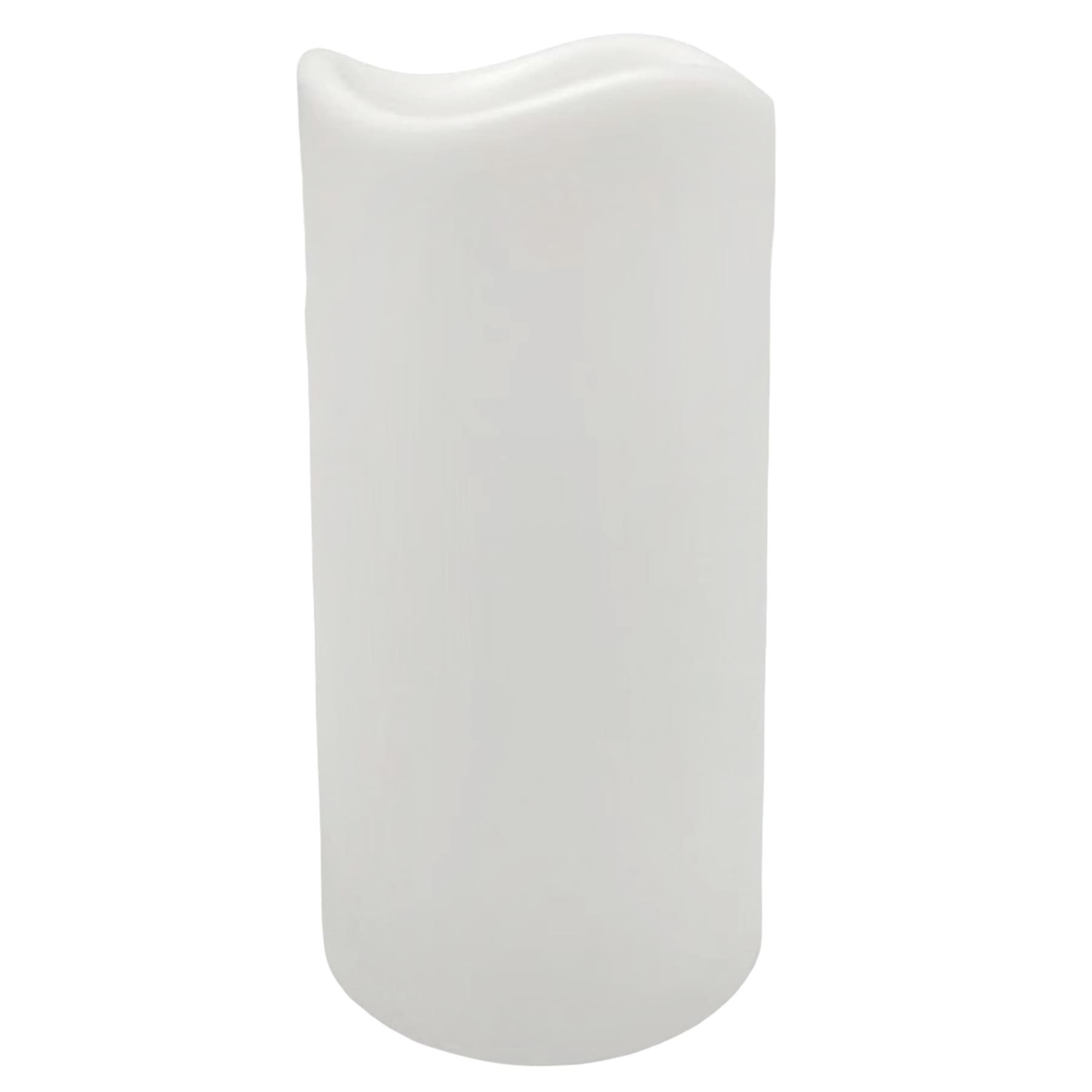4x8 White Pillar Candle