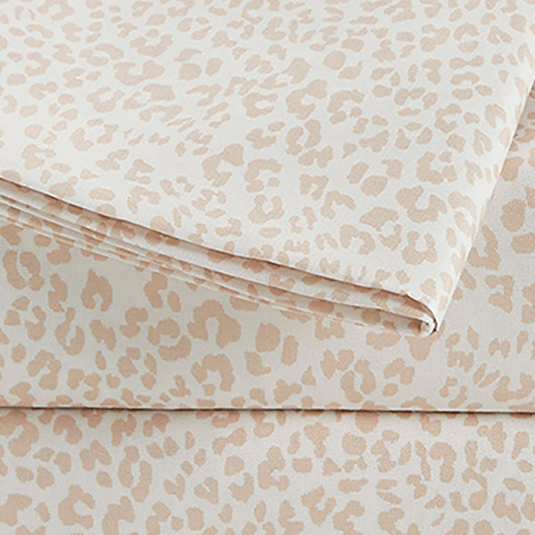 3-Piece Leopard Print Cooling Microfiber Sheet Set, Twin/Twin XL