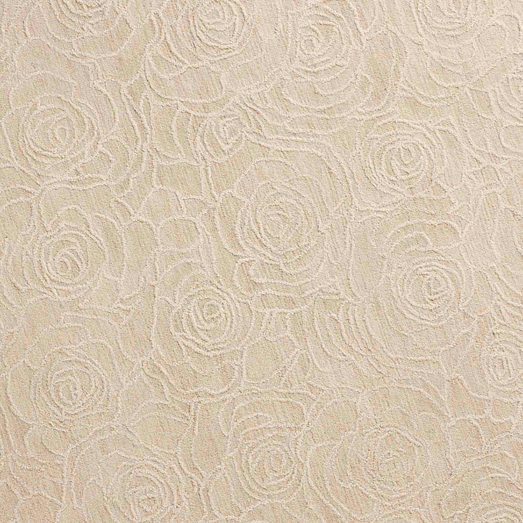 (A531) Rosey Neutral Tufted Area Rug, 8x10