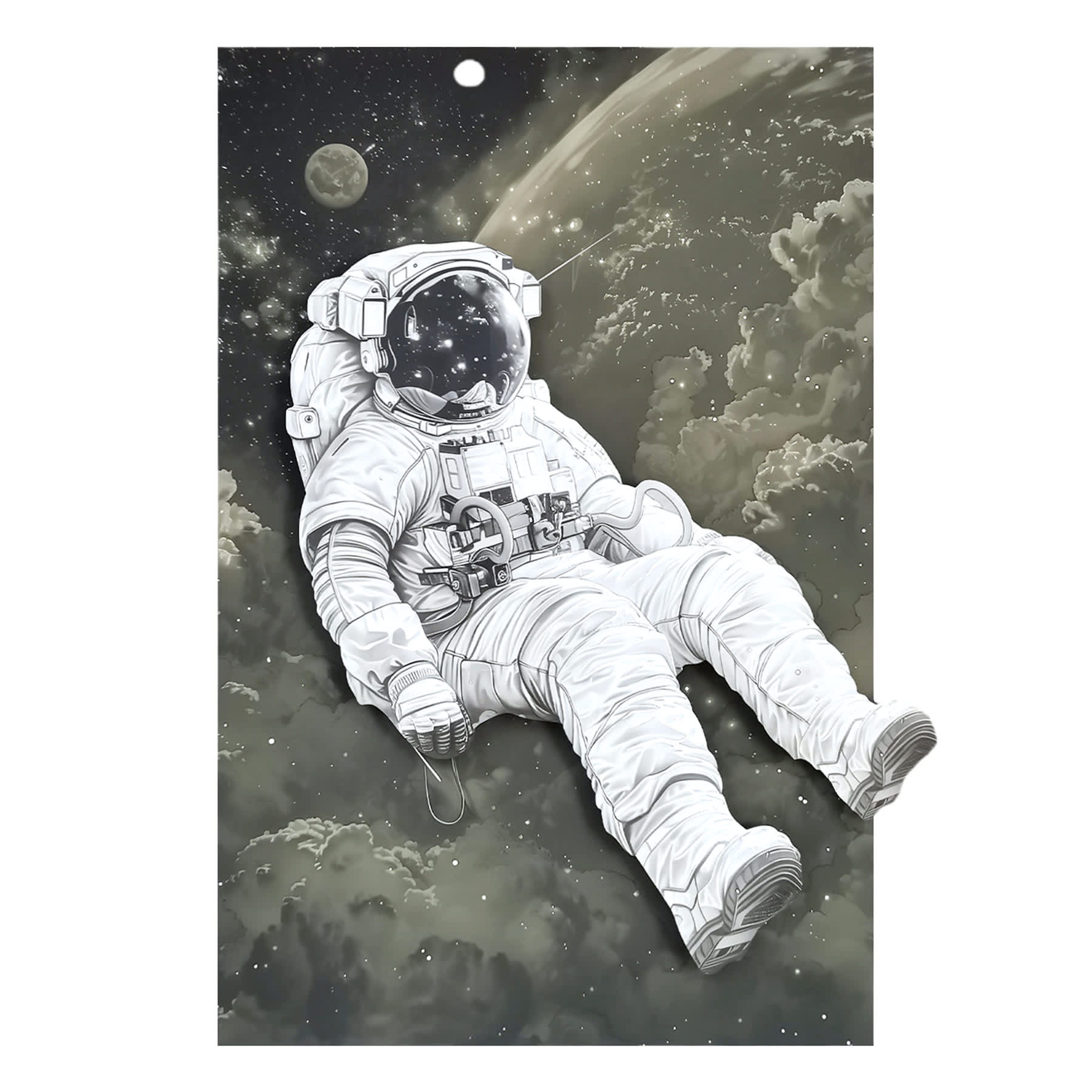 Space Roaming LED Wall Art, 23x32
