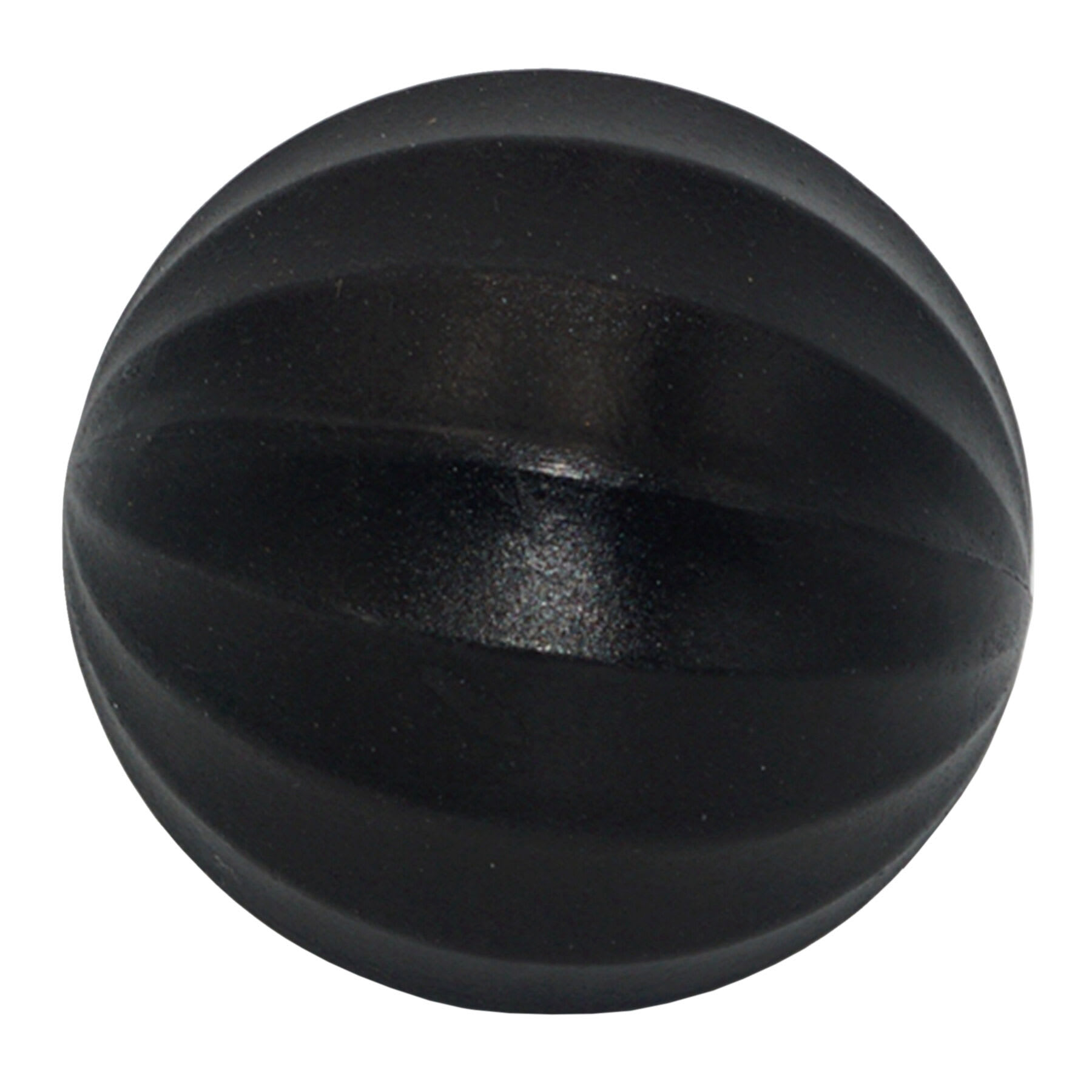 Black Wood Decorative Ball, 4"