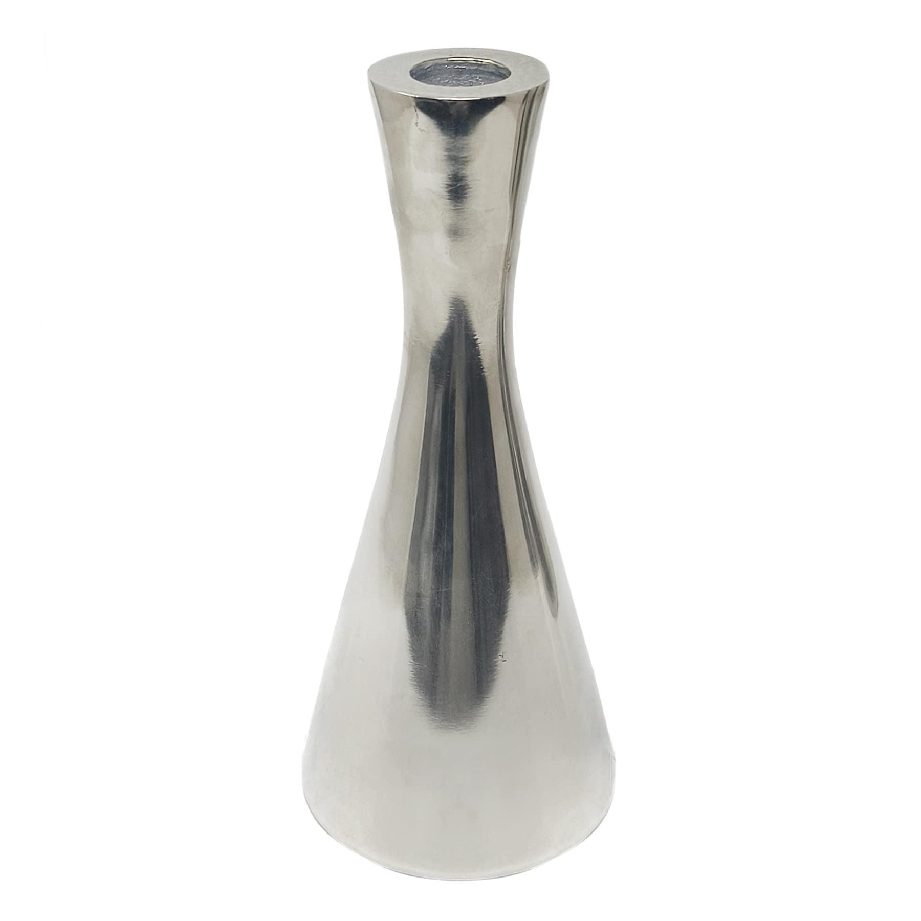 Crosby St. Silver Taper Candle Holder, 8"