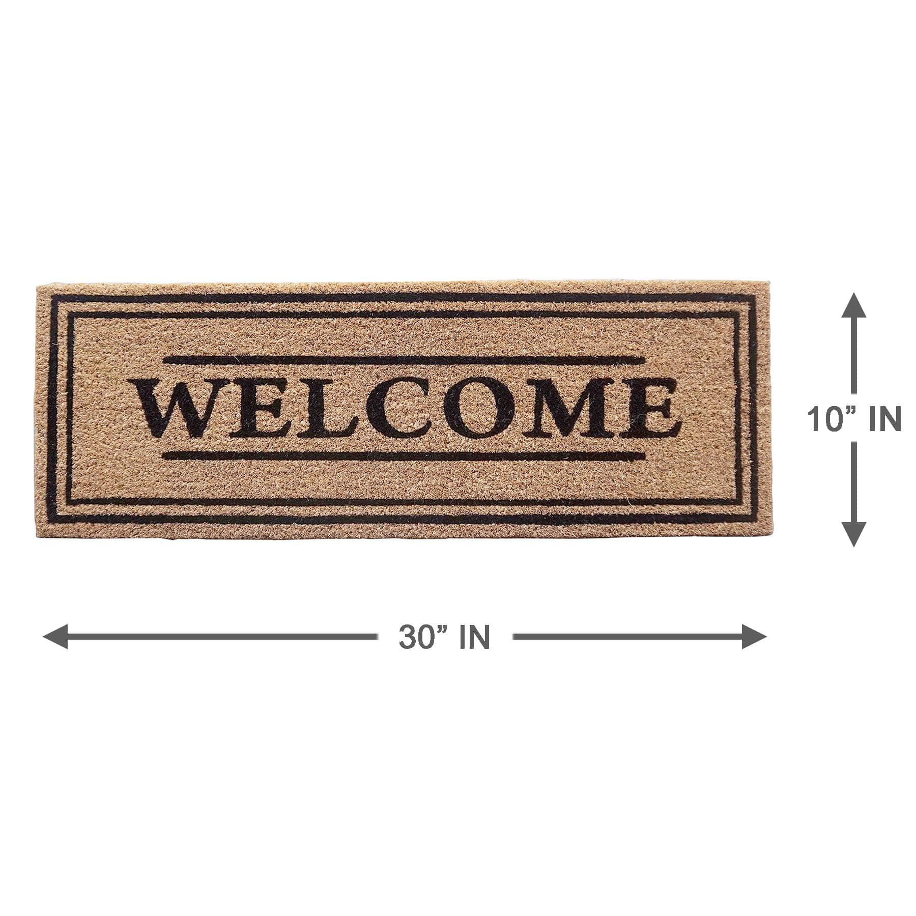 Boutique Welcome Coir Mat, 10x30