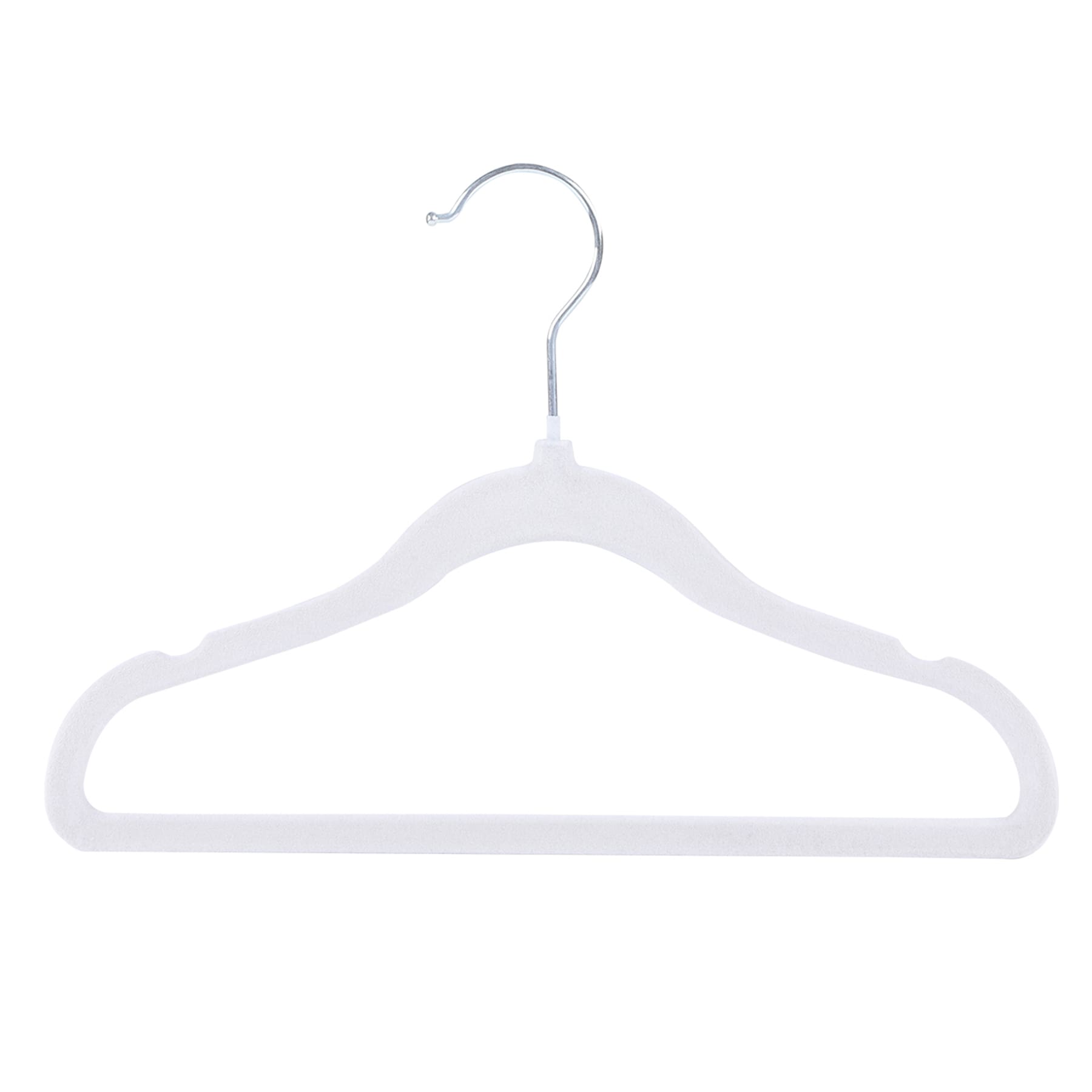Tiny Dreamers 10-Piece Velvet Hanger, Cloud Dancer